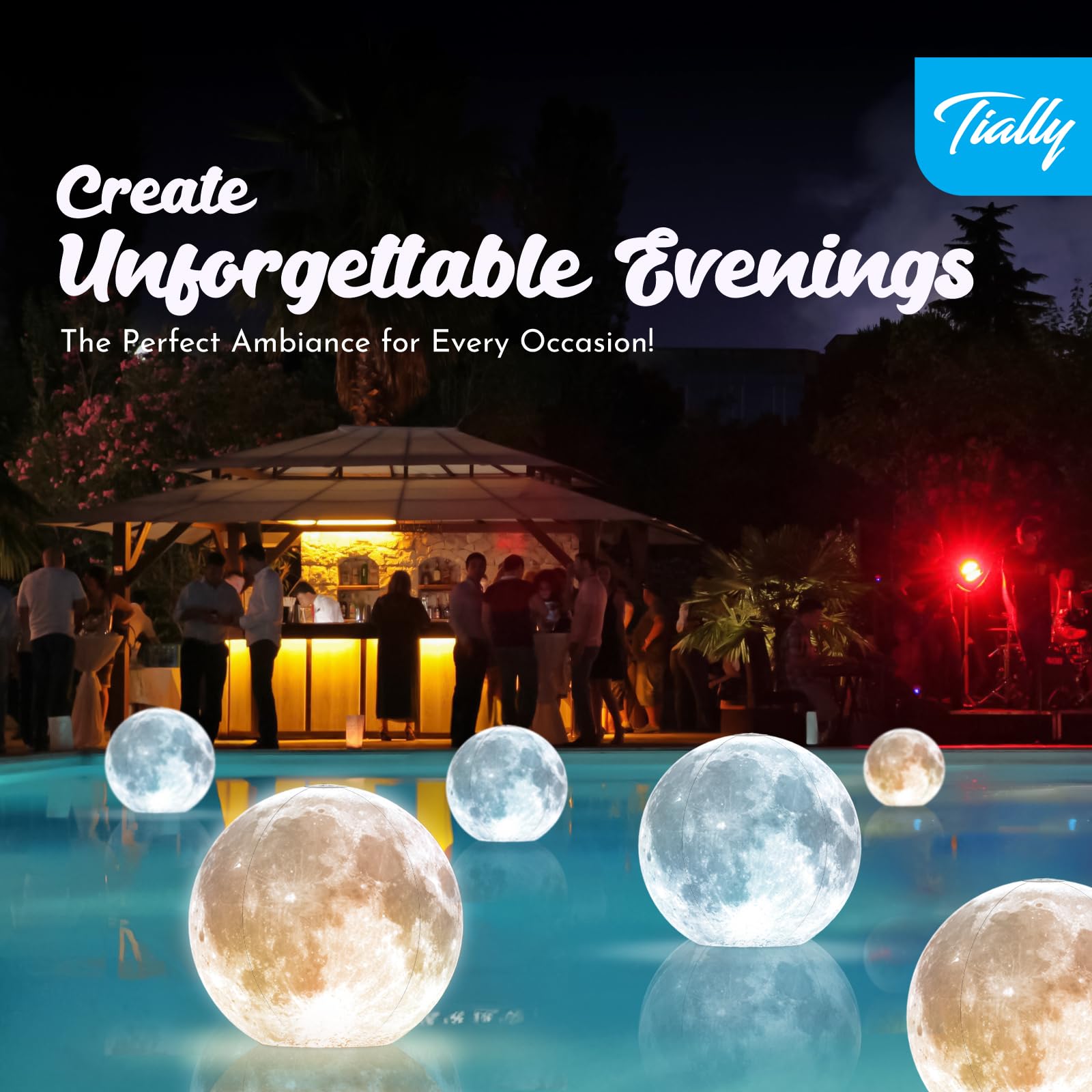 Solar Powered Floating Pool Lights - 14