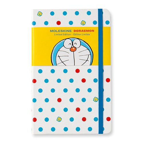 Moleskine Limited Edition Doraemon Ruled Hard Cover Notebook - Perfect for Journaling, Sketching & Collectible Gifts for Anime Fans