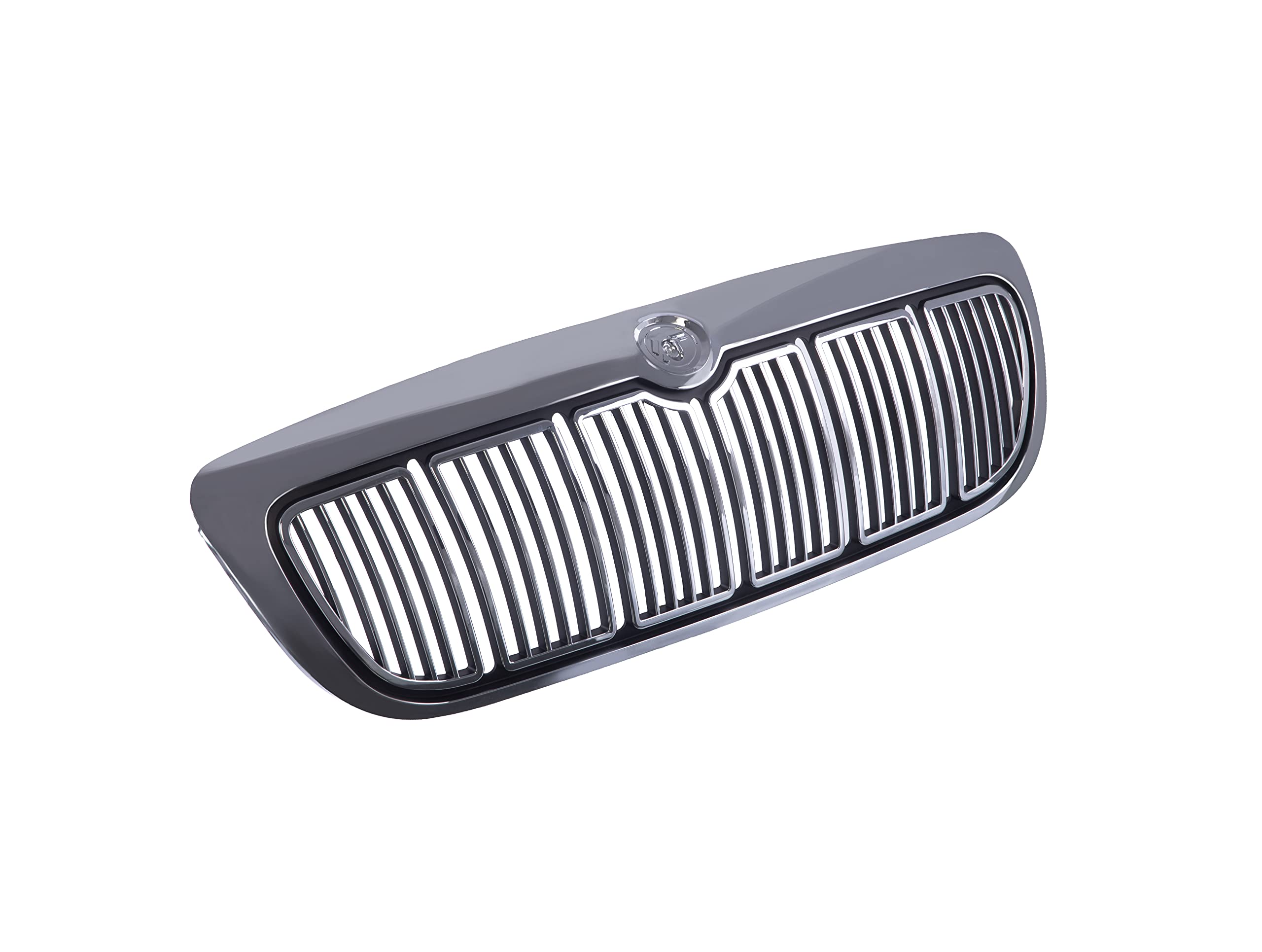 Chrome & Black Front Grille Replacement for Mercury Grand Marquis 1998-2002 - OEM Style Grill Assembly with Durable Shell - Perfect for Car Restoration & Custom Upgrades