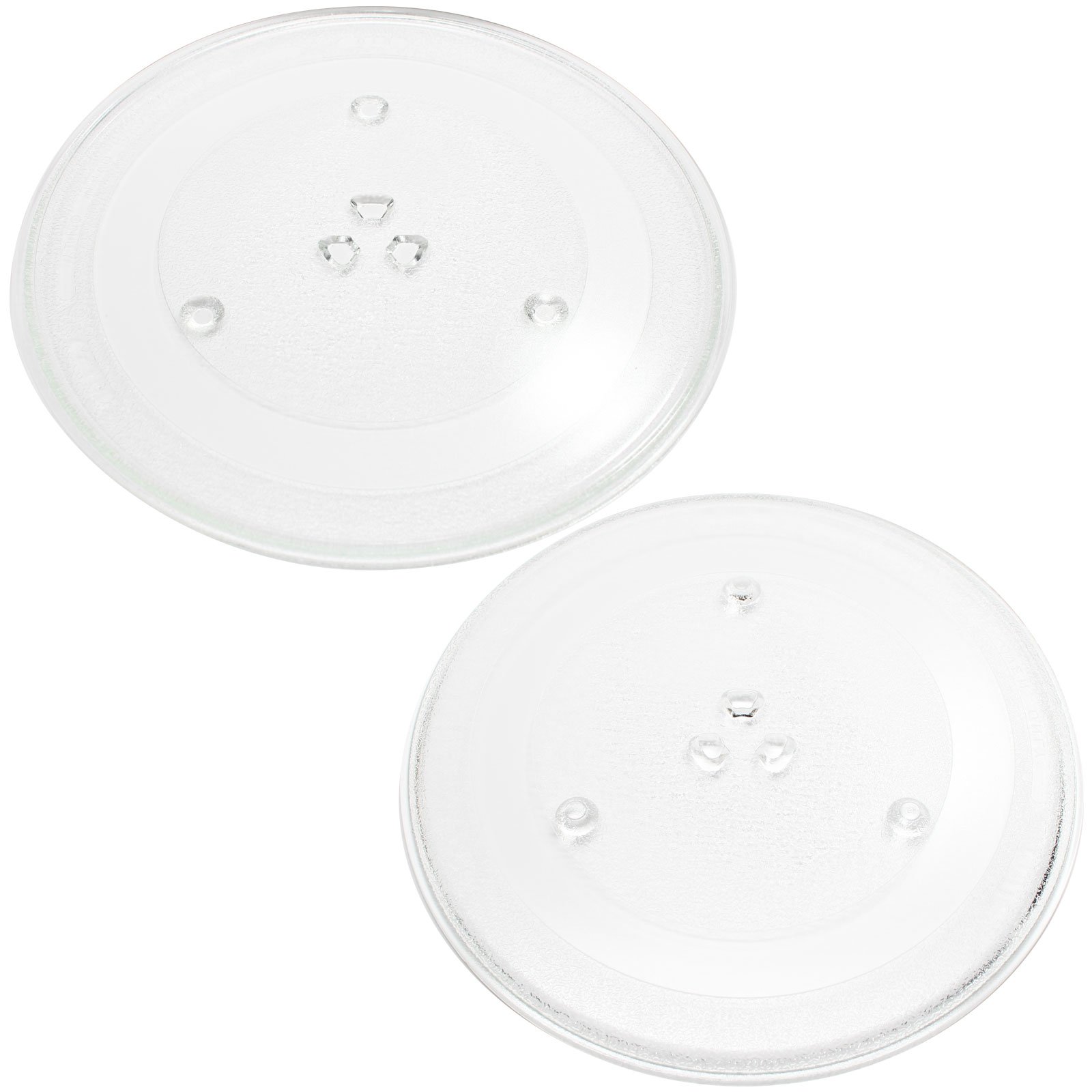 2-Pack Replacement Glass Turntable Plate for Daewoo KOG390A Microwave - Compatible with Daewoo 3517203500 Microwave - 11.25 Inch (285mm) Durable Glass Tray - Perfect for Heating, Defrosting & Reheating Food