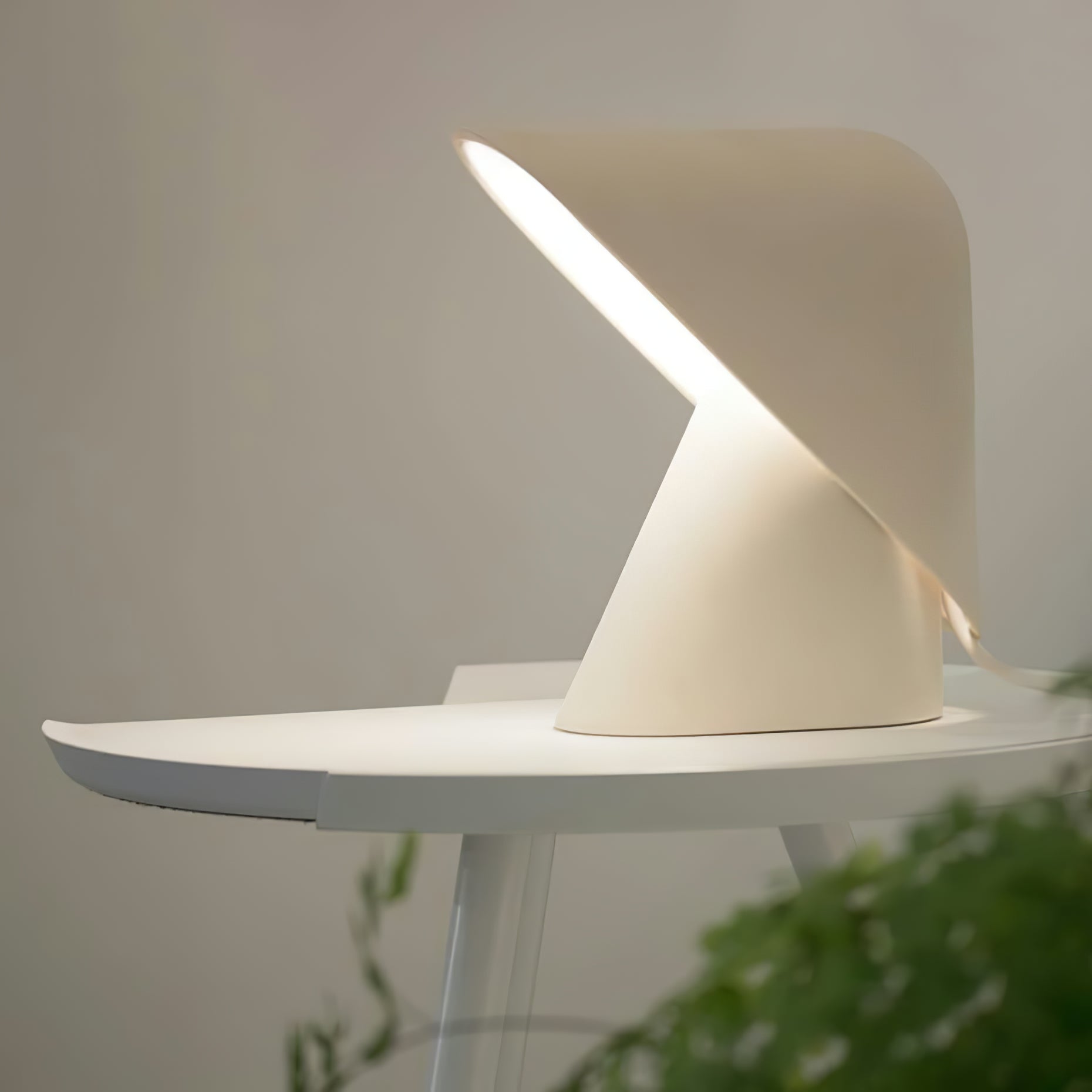 Modern K Table Lamp - Adjustable LED Desk Light for Home Office, Reading & Study - Warm White & Cool White Dimmable Lighting for Bedroom, Living Room & Workspace