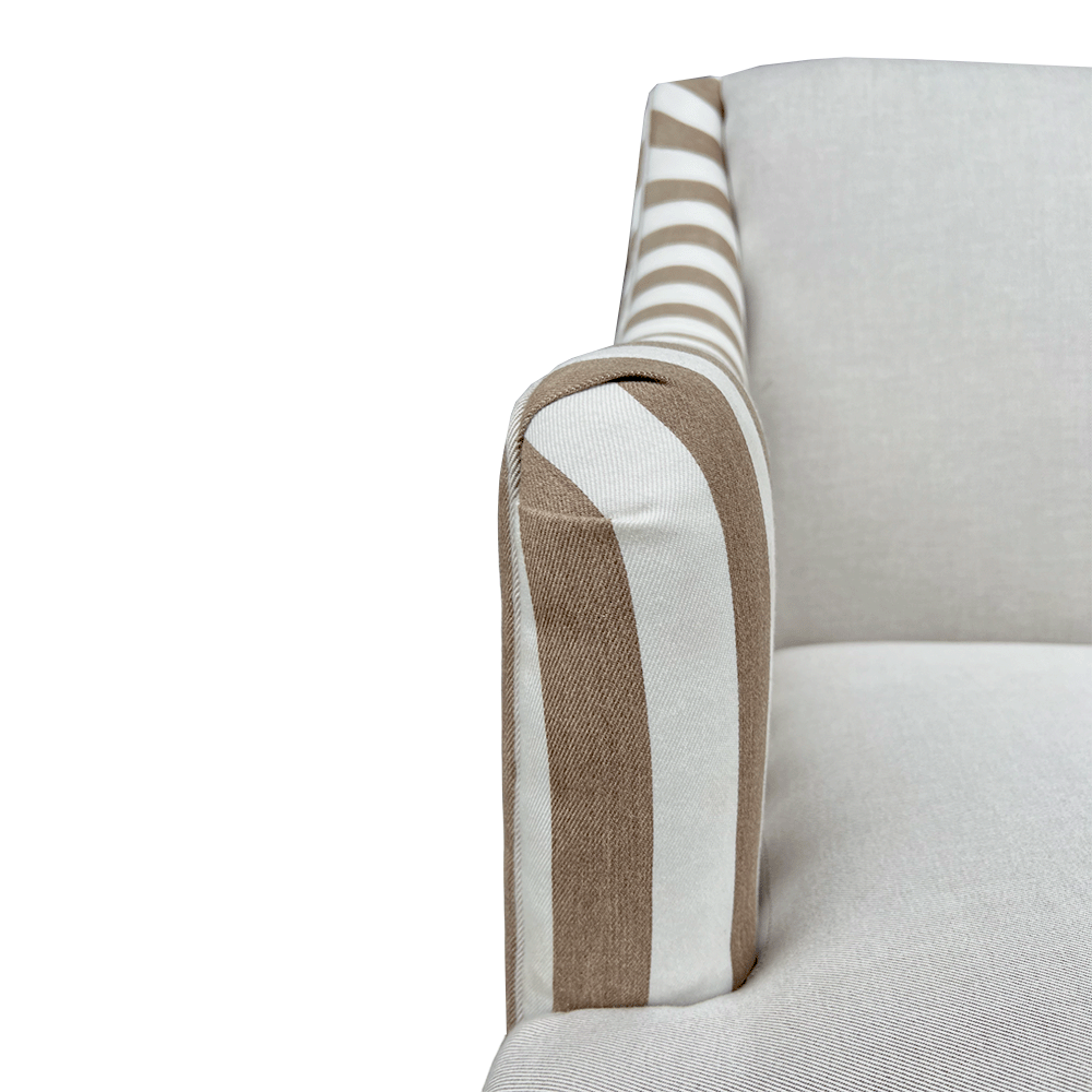 Stylish Coastal 2-Seater Sofa - Modern Designer Loveseat for Living Room, Beach House & Small Spaces - Perfect for Relaxing & Entertaining