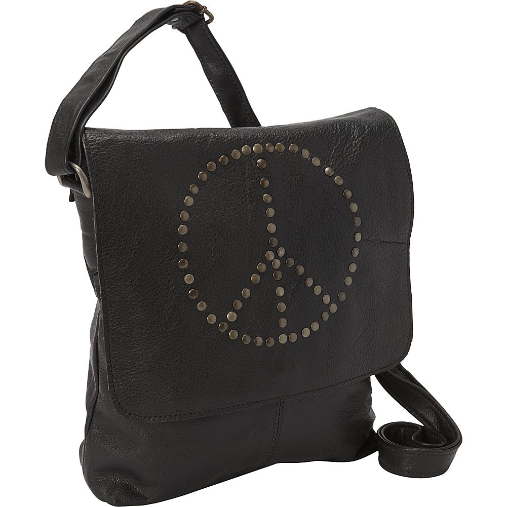 Premium Sharo Leather Messenger Bag for Men & Women - Stylish & Durable Crossbody Bag (Black) - Perfect for Work, Travel & Everyday Use