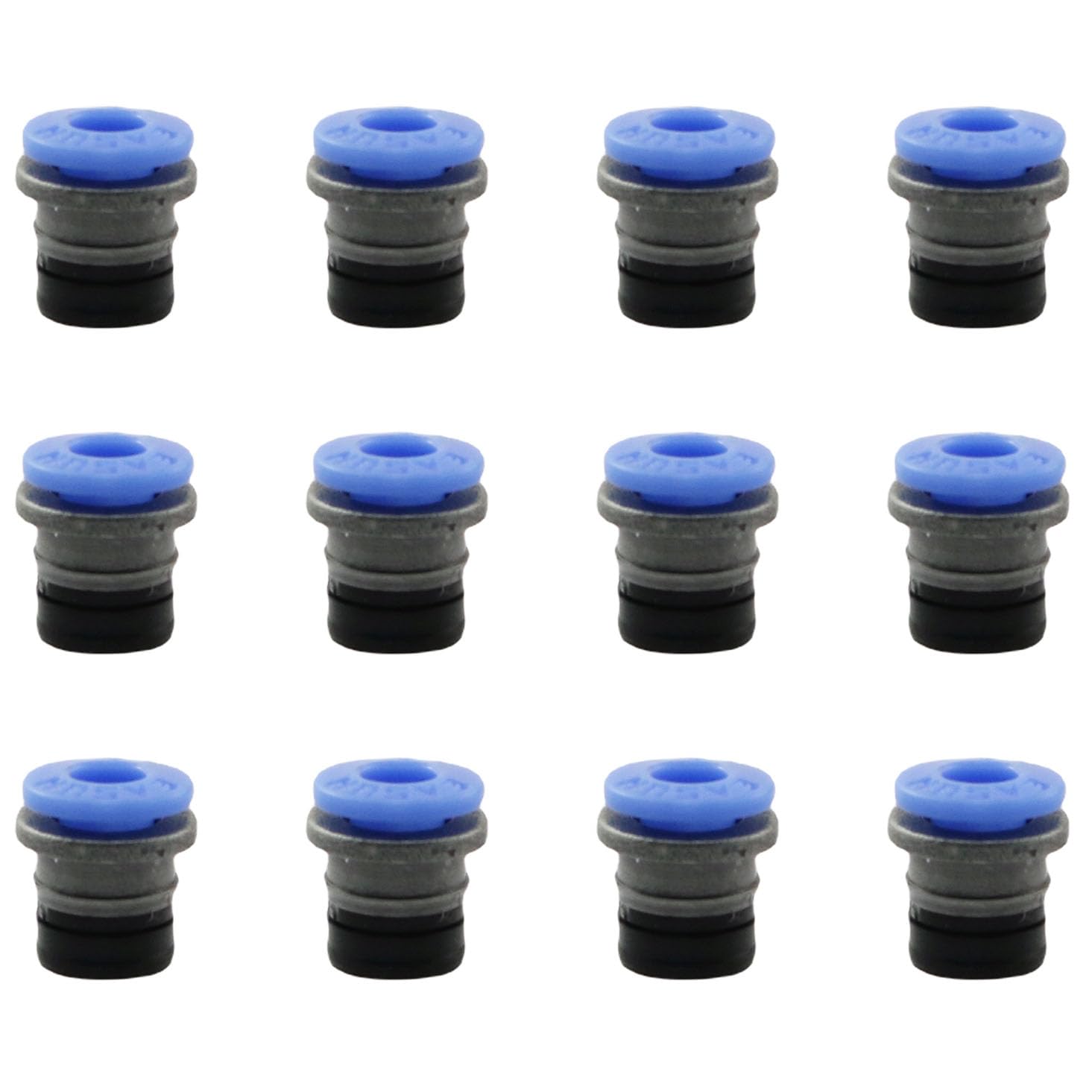 12PCS Pneumatic Connector for 3D Printer - Straight Quick Release Fittings with Embedded Clamp Head | Compatible with Extruder & Air Compressor Systems | Perfect for DIY Printing & Industrial Applications