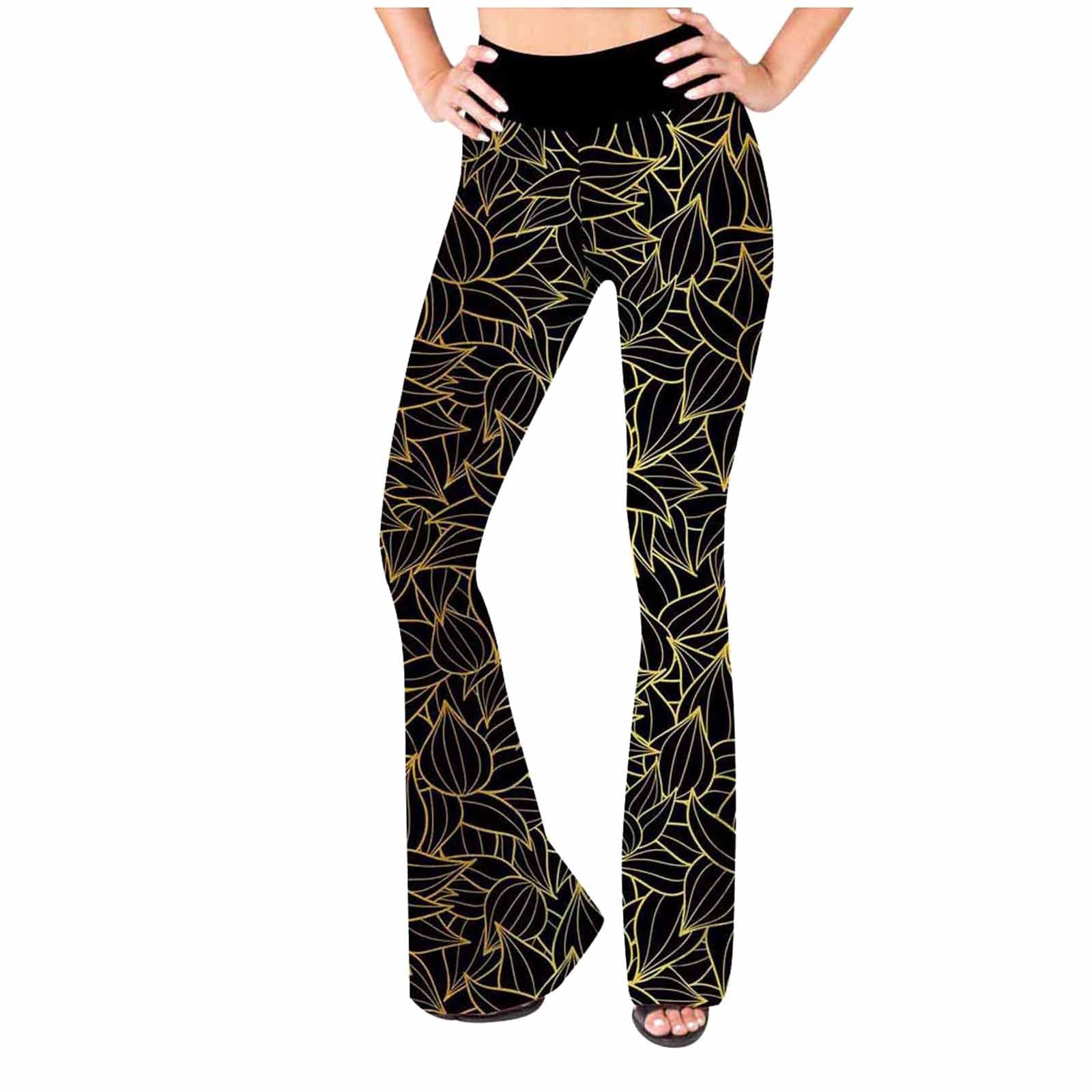 Vifucz Women's High Waisted Leggings - Tummy Control Sheer Flare Pants for Office & Work | Fall & Summer Stretch Yoga Pants | Comfortable & Stylish for Casual Wear, Gym & Daily Activities