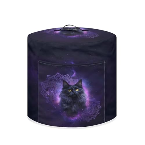 Black Cat Boho Mandala