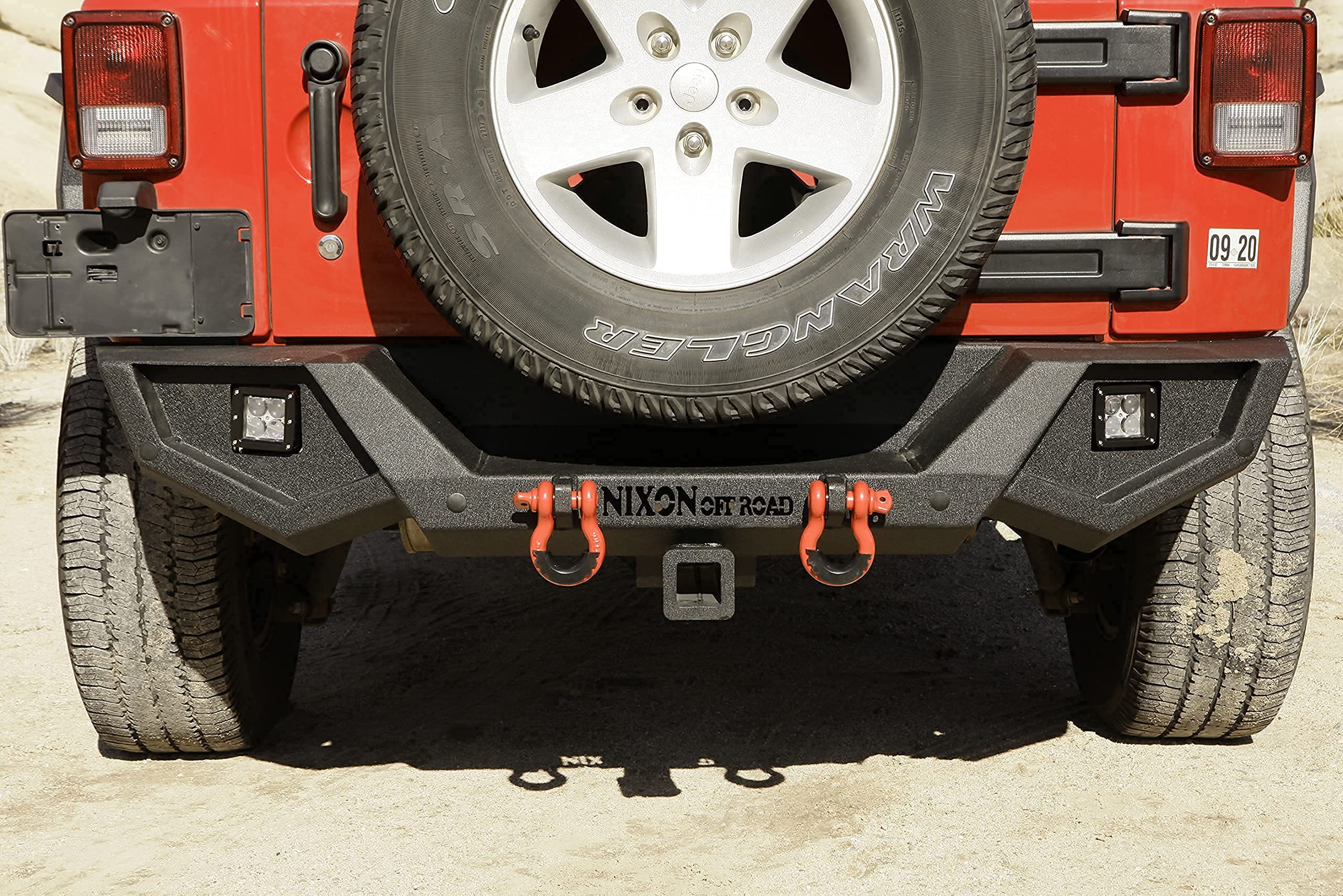 NIXON OFFROAD Front Bumper Replacement for 2007-2017 Jeep Wrangler JK JKU with Fog Light Mounts - Heavy Duty Steel Off-Road Bumper for Enhanced Protection & Style (Perfect for Trail Riding & Off-Road Adventures)