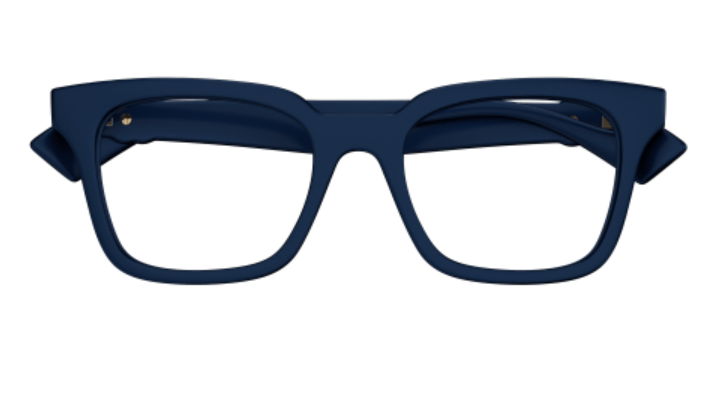 Gucci GG1728O 003 Blue Square Cat Eye Women's Eyeglasses - Stylish Designer Glasses for Women, Fashionable Square Frames for Everyday Wear & Office Use