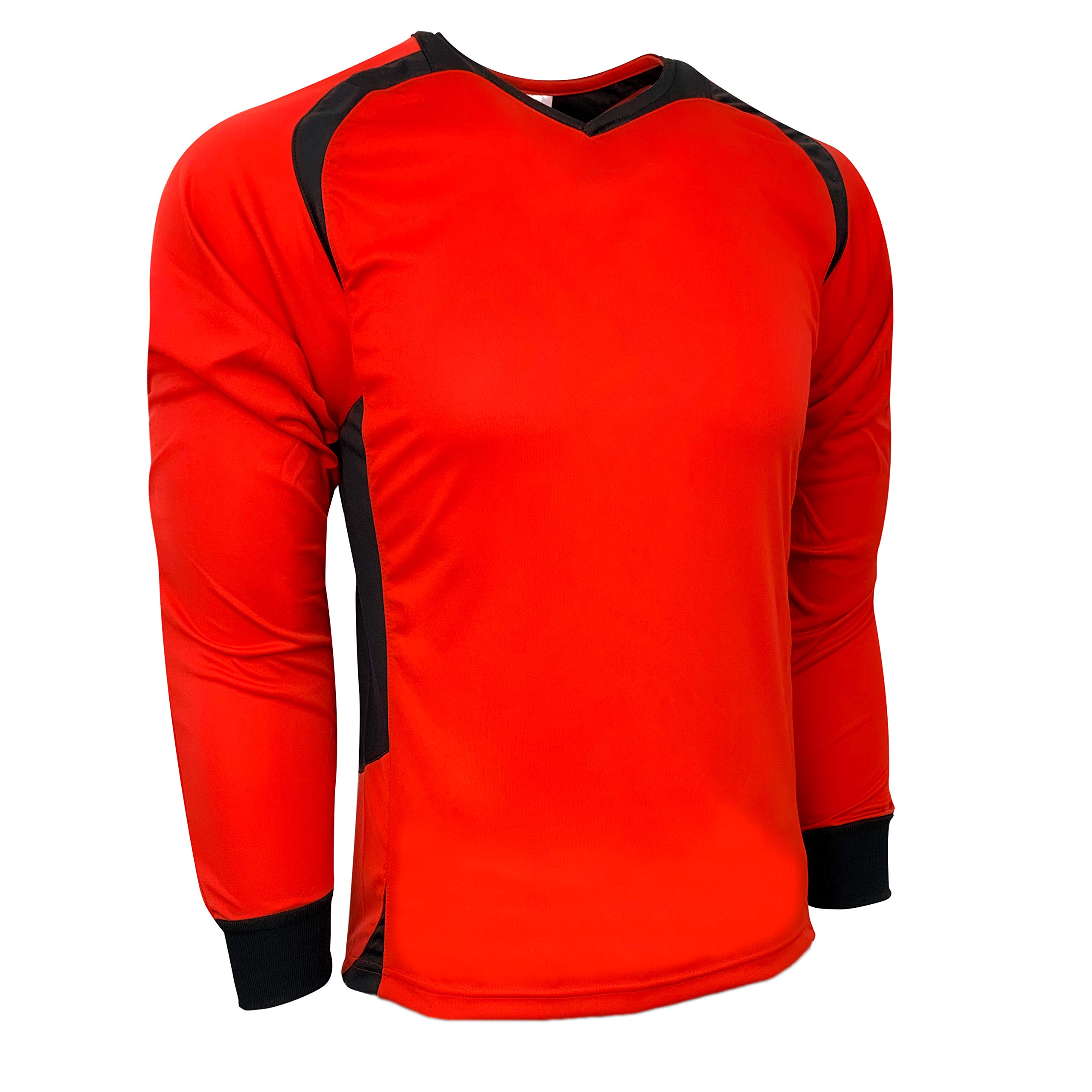 Premium Goalkeeper Jerseys for Adults & Youth - Neon, Red & Orange Soccer Goalie Shirts - Perfect for Training, Matches & Team Sports