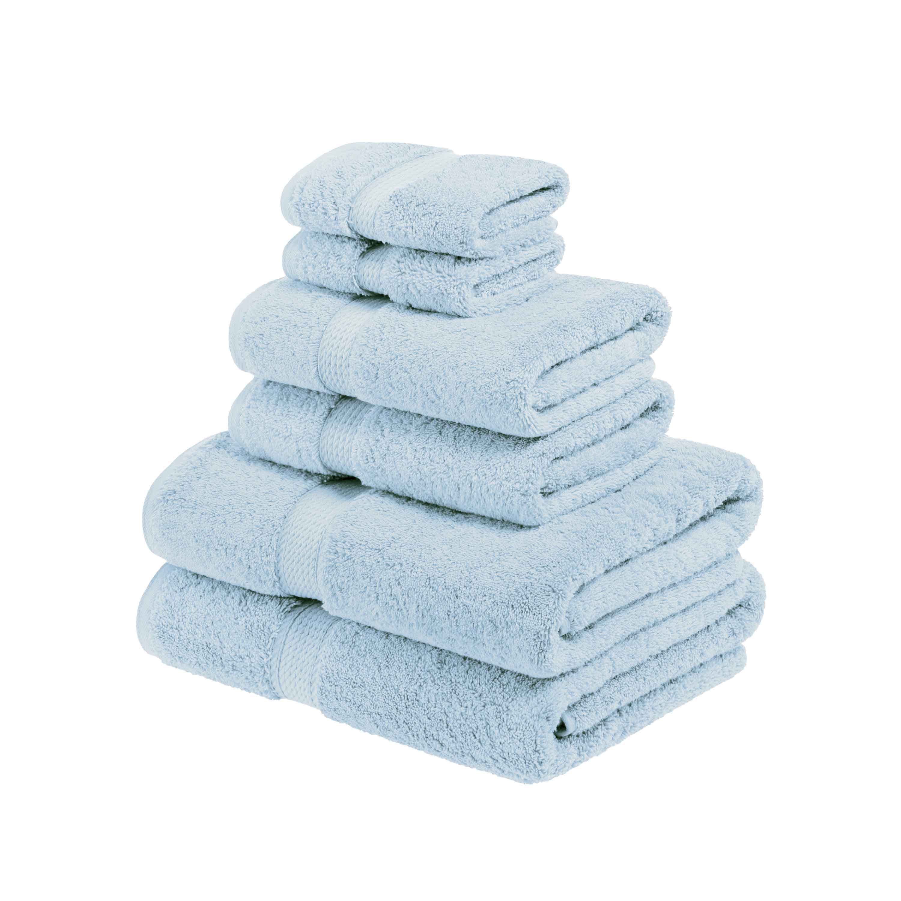Premium 6-Piece Egyptian Cotton Towel Set - Ultra Soft, Heavyweight & Luxurious Bath Towels for Spa, Hotel & Home Use