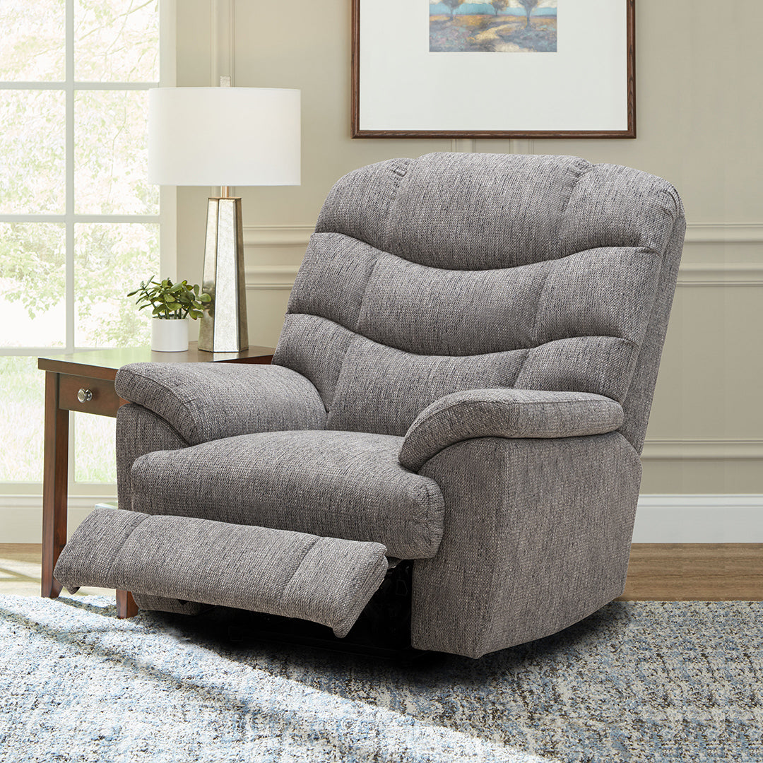Big Easy Recliner Chair - Oversized Comfortable Lounge Chair with Padded Cushions, Adjustable Backrest & Footrest - Perfect for Living Room, Home Theater, and Relaxation Spaces
