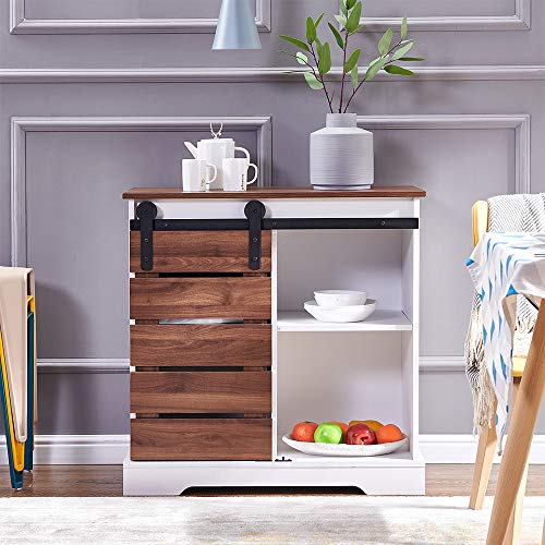 Dark Walnut+white