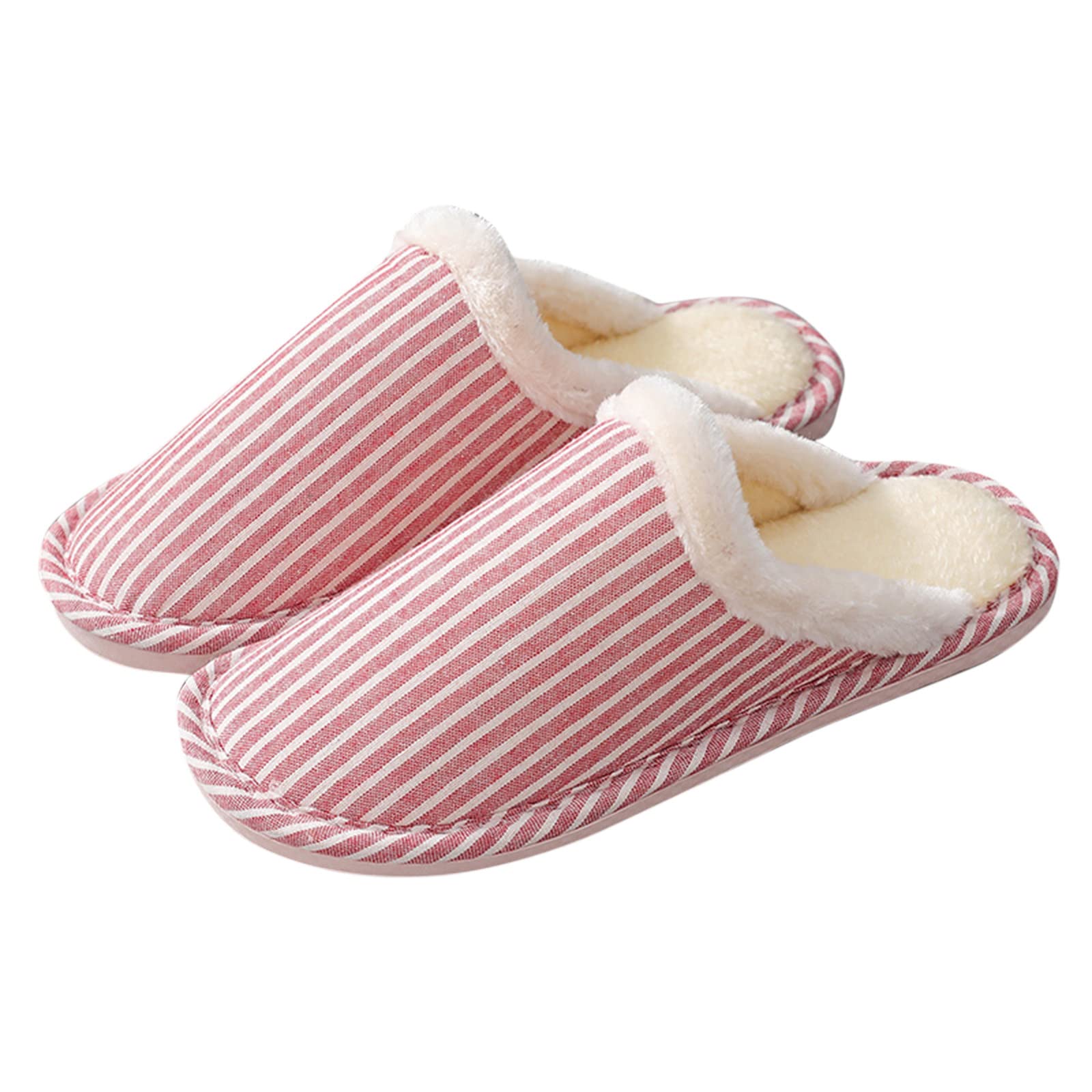 Cozy Cotton Slippers for Women & Men - Soft-Soled Indoor/Outdoor House Shoes - Machine Washable Warm Comfort Slippers for Home, Office, and Travel Use