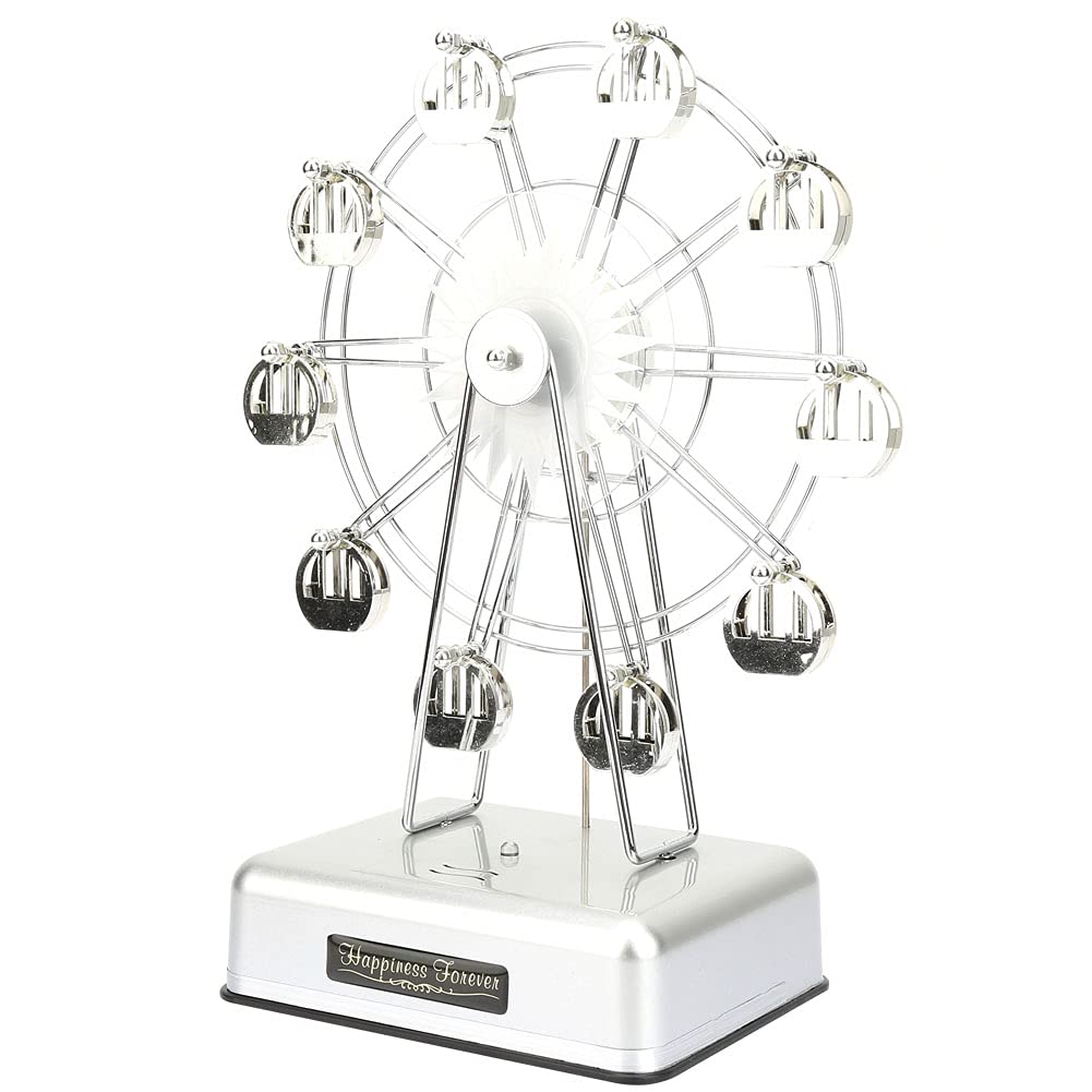 Ciciglow Silver Plastic Music Box - Portable, Durable & Sturdy Musical Gift for Family & Friends | Perfect for Birthdays, Weddings & Home Decor