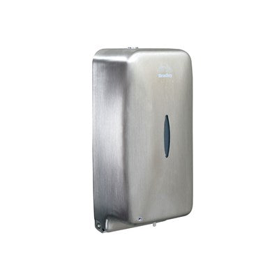 Bradley 6A03 110000 Automatic Touchless Soap Dispenser - Hands-Free Liquid Soap & Sanitizer Dispenser for Bathroom, Kitchen, Office & Public Restrooms