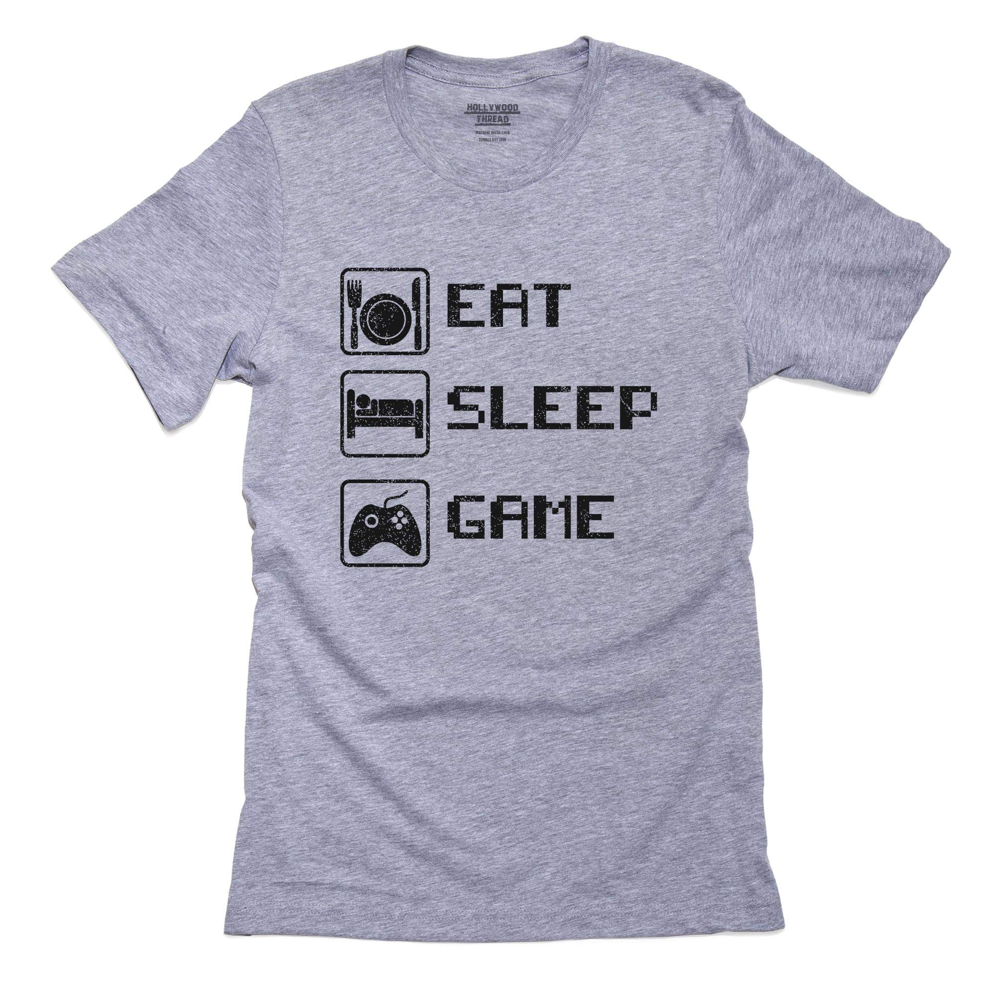 Eat Sleep Game Retro Classic Video Game T-Shirt for Men - Perfect for Gaming Nights & Casual Wear