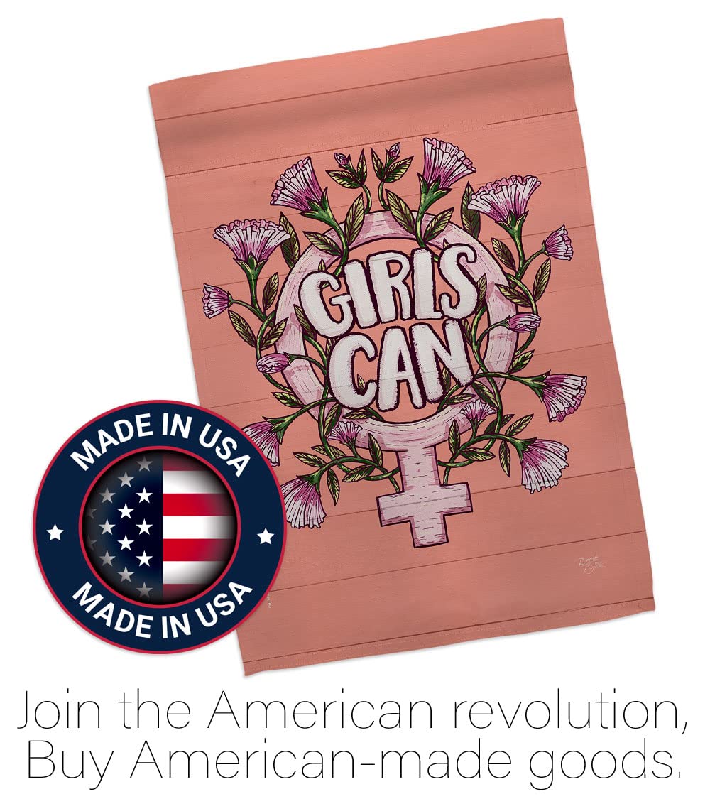 Feminist House Flag - Double-Sided Yard Decor for Women's Movement