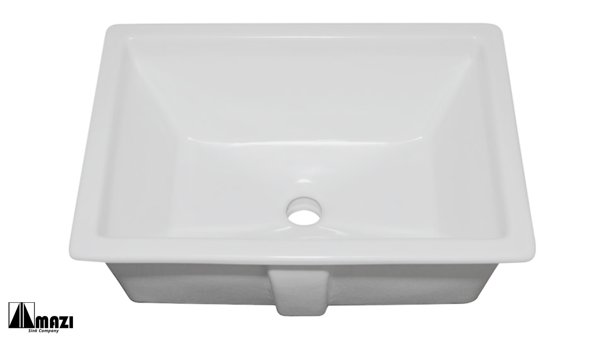 Ceramic Drop-In Bathroom Sink 2014A - White Porcelain Vessel Vanity Sink for Modern Bathroom Remodel | Perfect for Powder Rooms, Guest Baths & Small Space Installations