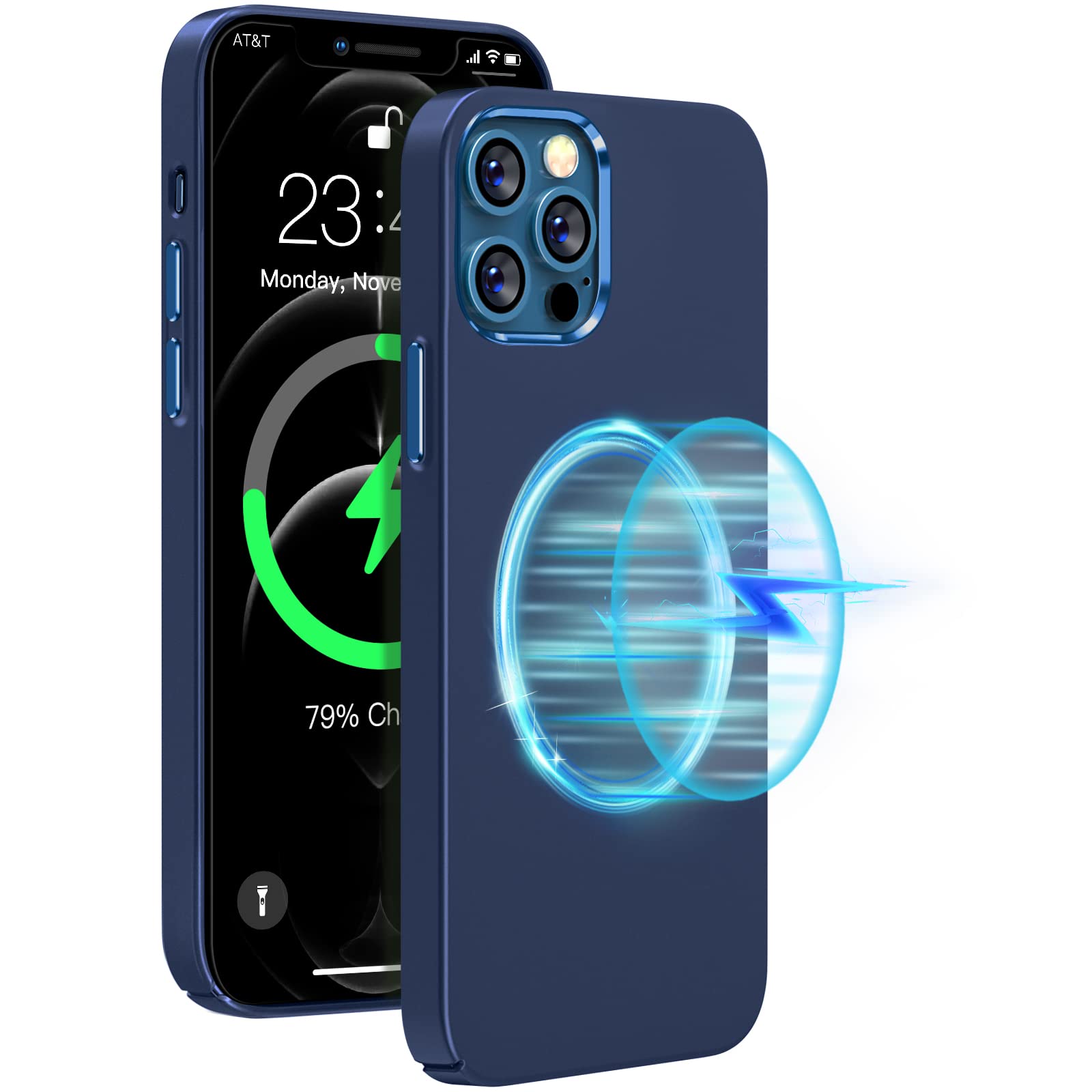 GOODVISH Ultra Slim Matte Hard PC Case for iPhone 12 Pro Max (6.7