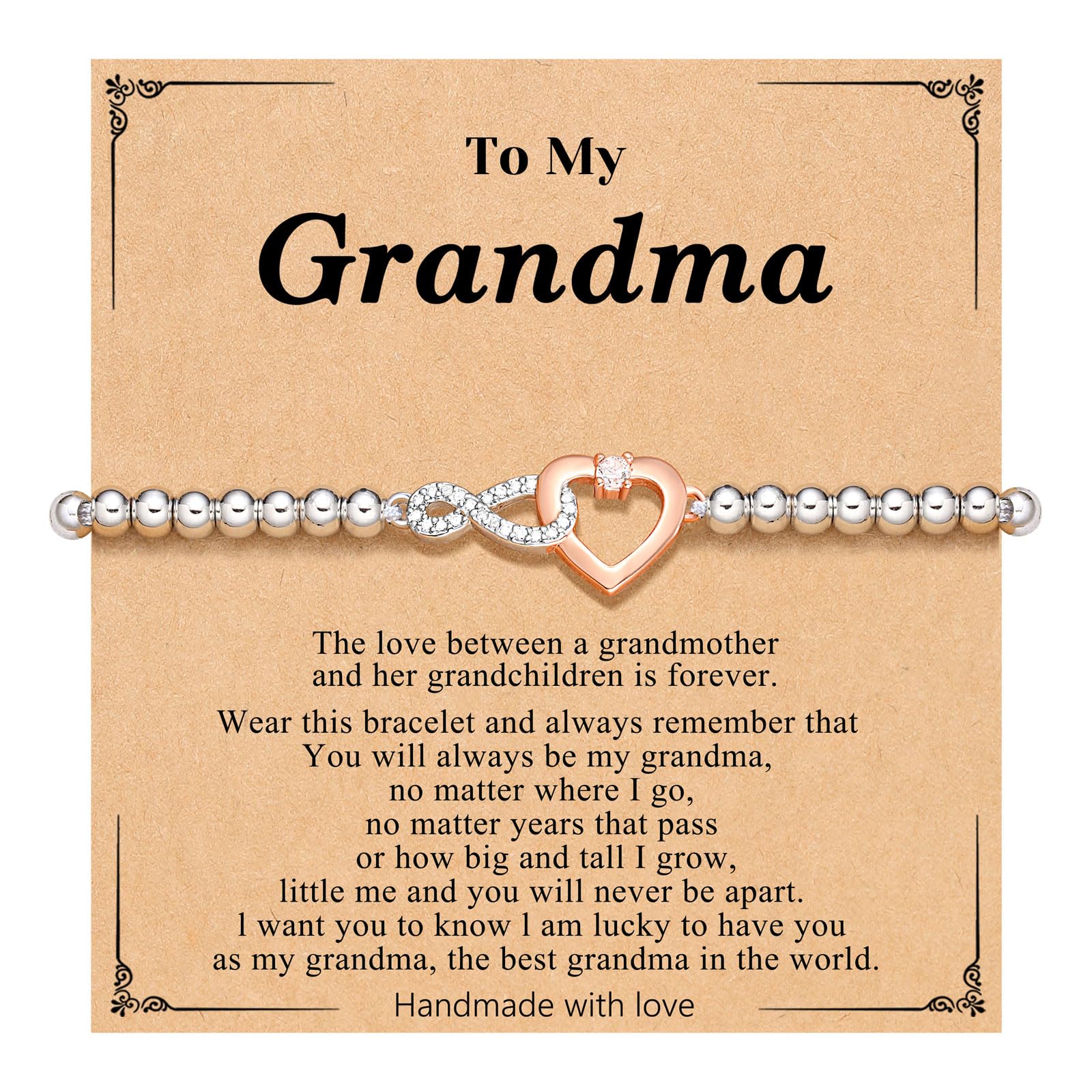 PINK DODO Bracelet for Women - Elegant Gift for Grandma, Mom, Daughter & Granddaughter | Perfect for Valentine's Day, Mother's Day & Christmas | Jewelry for Family Bonding & Special Occasions