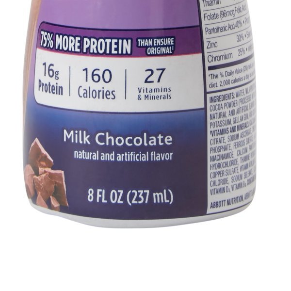 Ensure High Protein Nutritional Shake for Adults - Meal Replacement & Recovery Drink for Weight Management, Muscle Support & Immune Health - Ideal for Busy Lifestyles, Post-Workout & Senior Nutrition