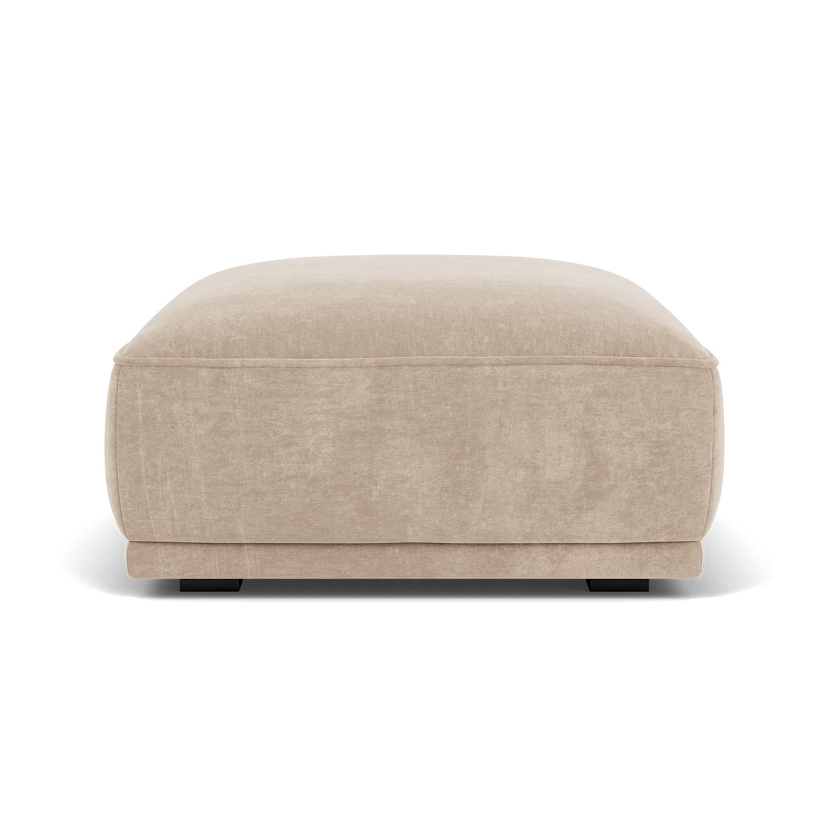 Leonora Fabric Storage Ottoman with Tufted Top - Stylish Footrest, Coffee Table & Extra Seating for Living Room, Bedroom & Dorm