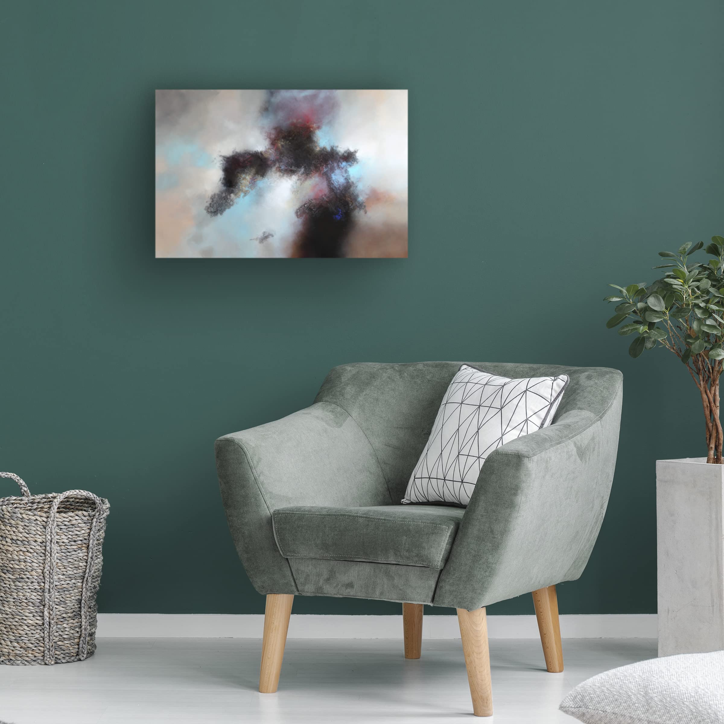Trademark Fine Art 'Traveller' Canvas Wall Art by Eelco Maan - Stunning Landscape Painting for Living Room, Bedroom & Office Decor