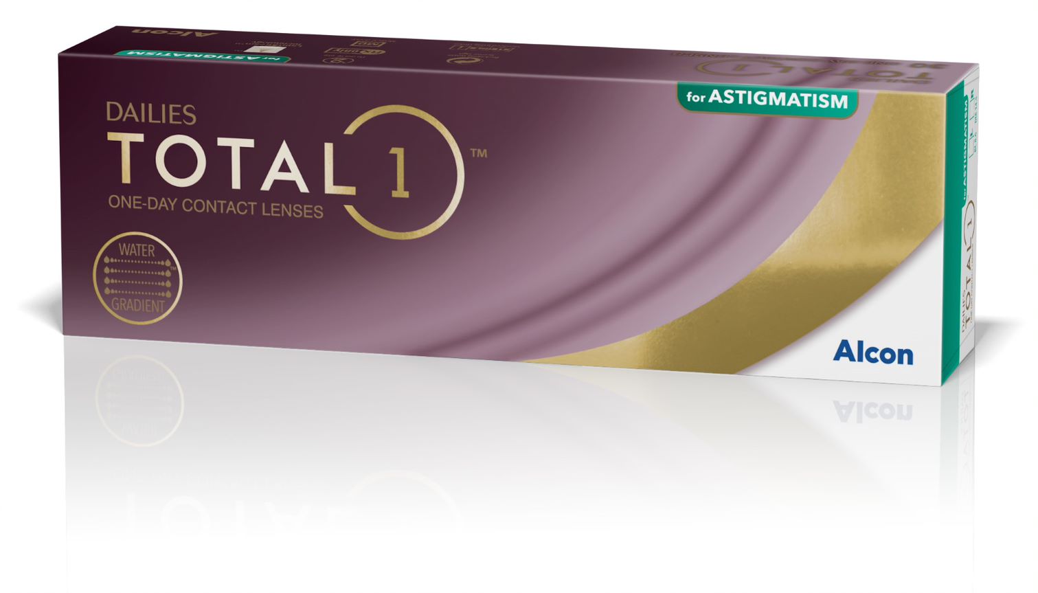 Dailies Total 1 Astigmatism Contact Lenses - 30 Pack | Monthly Disposable Toric Lenses for Clear Vision | Perfect for Active Lifestyles & Daily Comfort