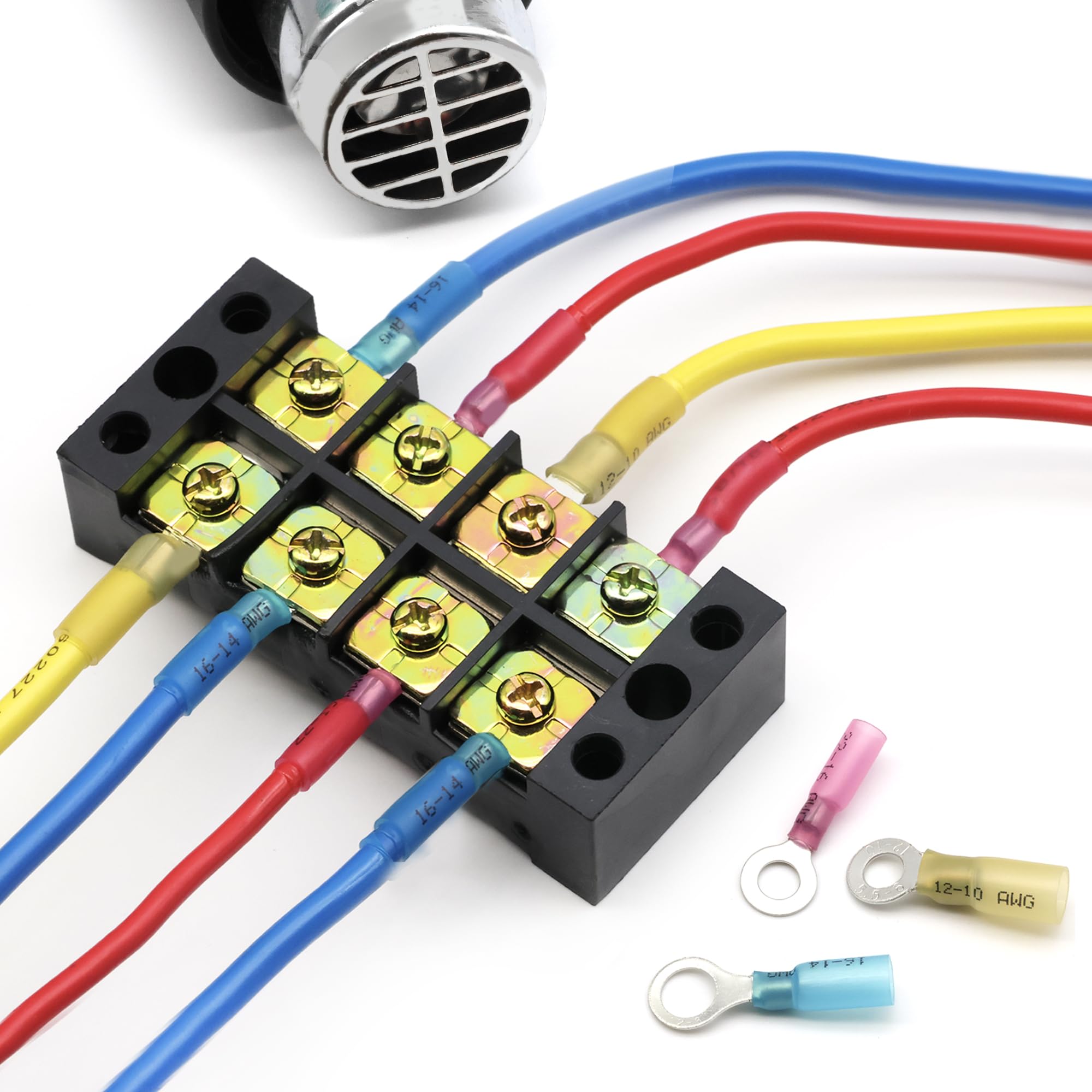 260Pcs Heat Shrink Wire Connectors Kit - Waterproof Electrical Terminals for Marine & Auto Wiring - DIY Electrical Projects