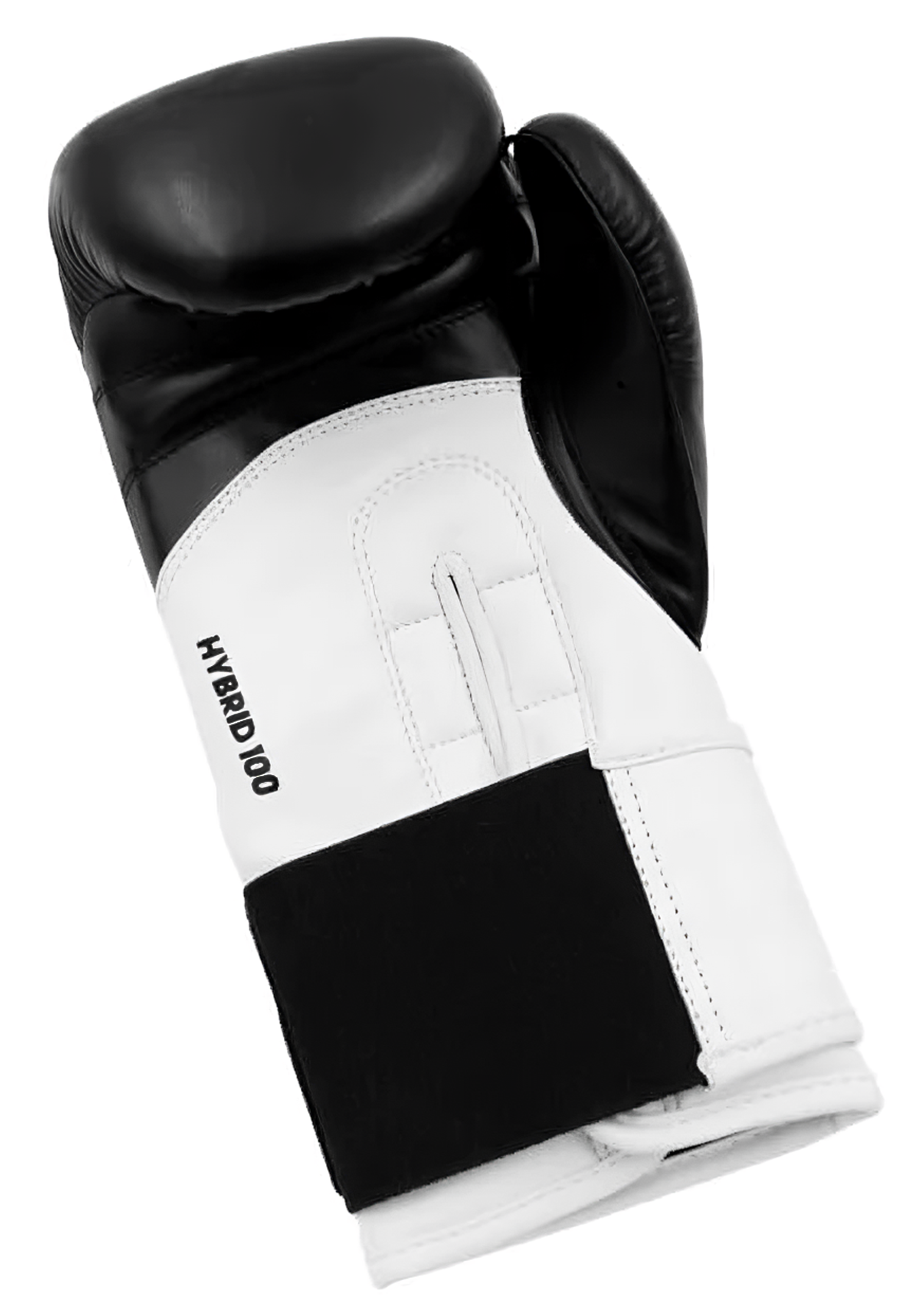 Adidas Hybrid 100 Boxing Gloves for Men & Women - Premium Training & Sparring Gloves with Breathable Mesh (ADIH100 BW) - Perfect for Boxing, MMA, Kickboxing, and Fitness Workouts