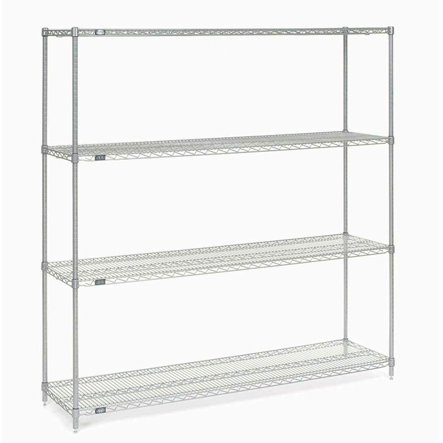 5-Tier Stainless Steel Wire Shelving Unit - 60