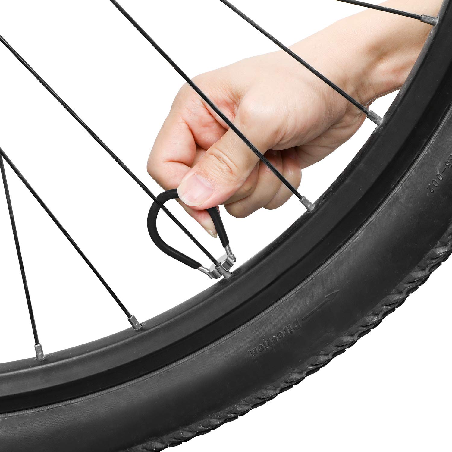 Oumers 3-Pack Bike Spoke Wrench Kit - Forged Steel Bicycle Rim Spoke Adjuster Tool - Professional Bike Repair Kit for Road & Mountain Bikes - Perfect for Home Mechanics & Cycling Enthusiasts