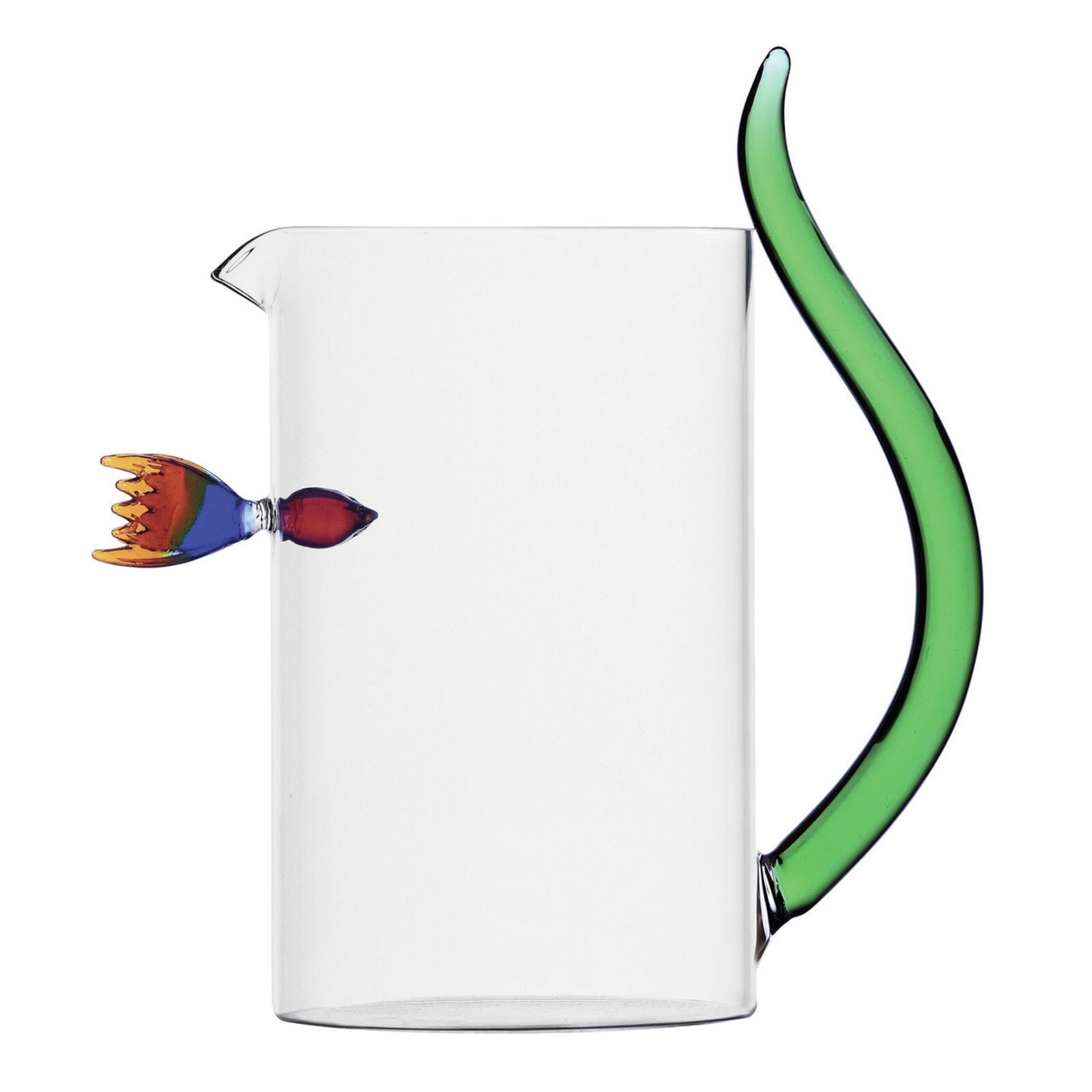 Animal Farm Fish Design Pitcher Jug - Unique Ceramic Water Pitcher for Home, Kitchen & Outdoor Use - Perfect for Lemonade, Iced Tea & Party Serving
