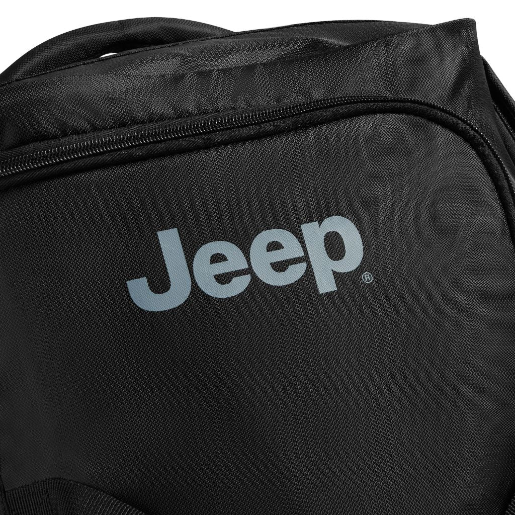 Jeep 73cm Duel Wheel Lightweight Medium Duffle Bag - Black | Water-Resistant Travel & Gym Bag for Men & Women | Perfect for Camping, Sports & Weekend Getaways