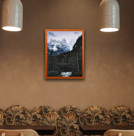 17x22 Inch Wooden Poster Frame with Swing Hanger - Perfect for Home Decor, Art Displays, and Gallery Exhibitions