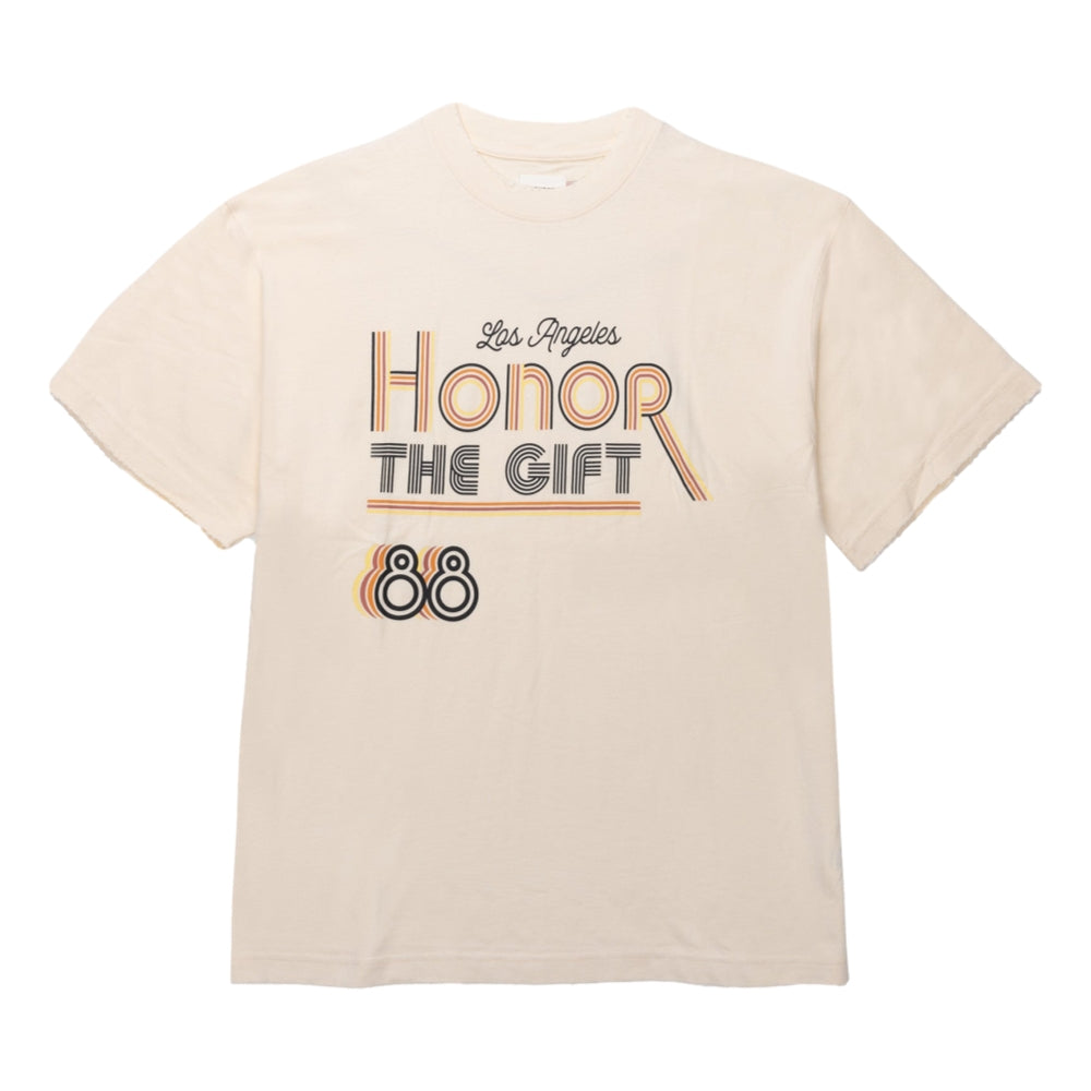Vintage Honor The Gift Retro T-Shirt in Tan - Casual Streetwear for Men & Women | Perfect for Everyday Wear, Outfits, and Urban Fashion