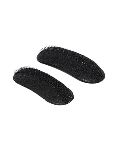Chronex Puff and Donut/Bun Maker Hair Accessory Set - 3 Pack Black Hair Donut for Perfect Ballerina Bun & Voluminous Updo - Great for Weddings, Prom, Dance & Everyday Hairstyles