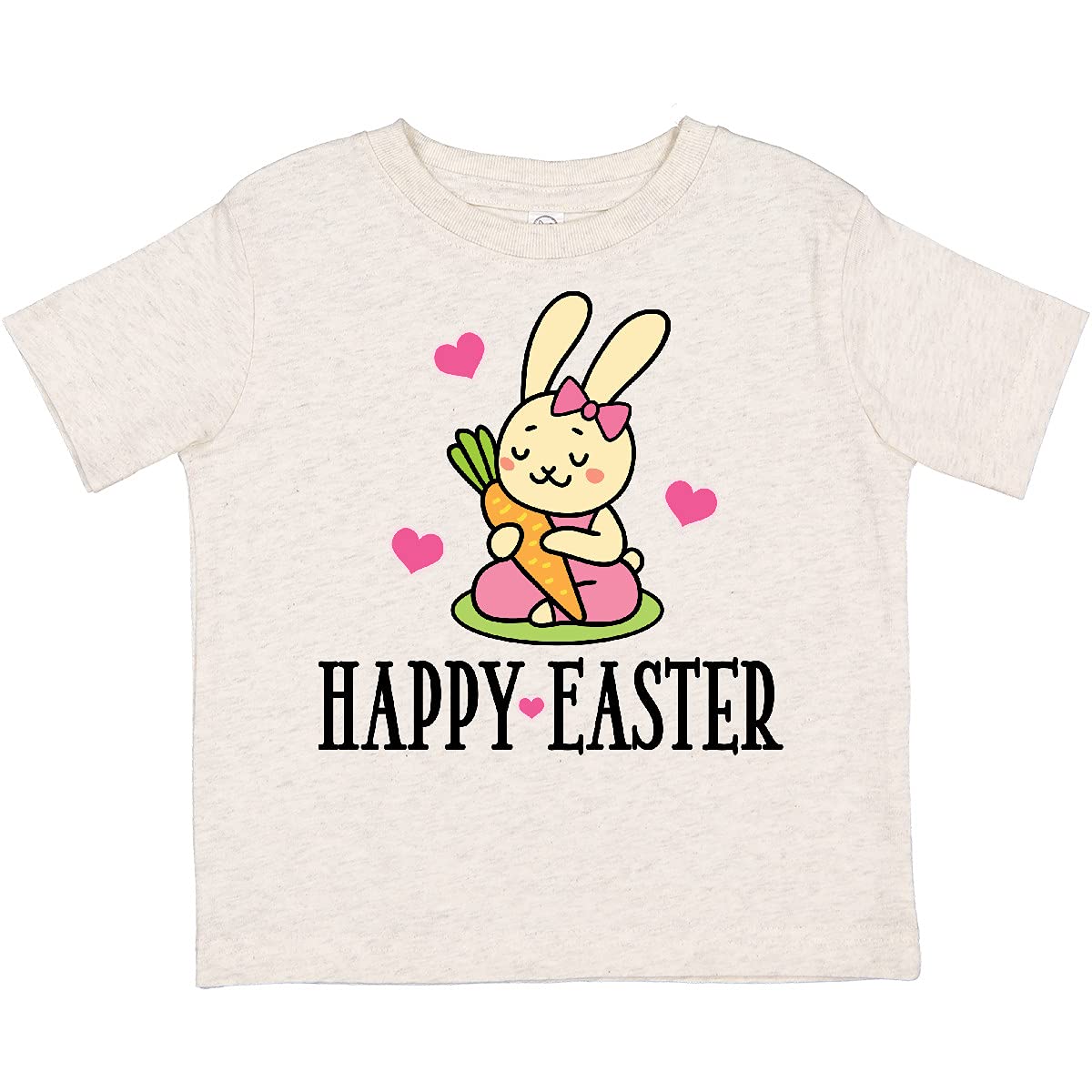 Inktastic Easter Bunny Girls Toddler T-Shirt - Cute Easter Outfit for Toddler Girls, Holiday Party, Spring Photoshoot & Family Gathering