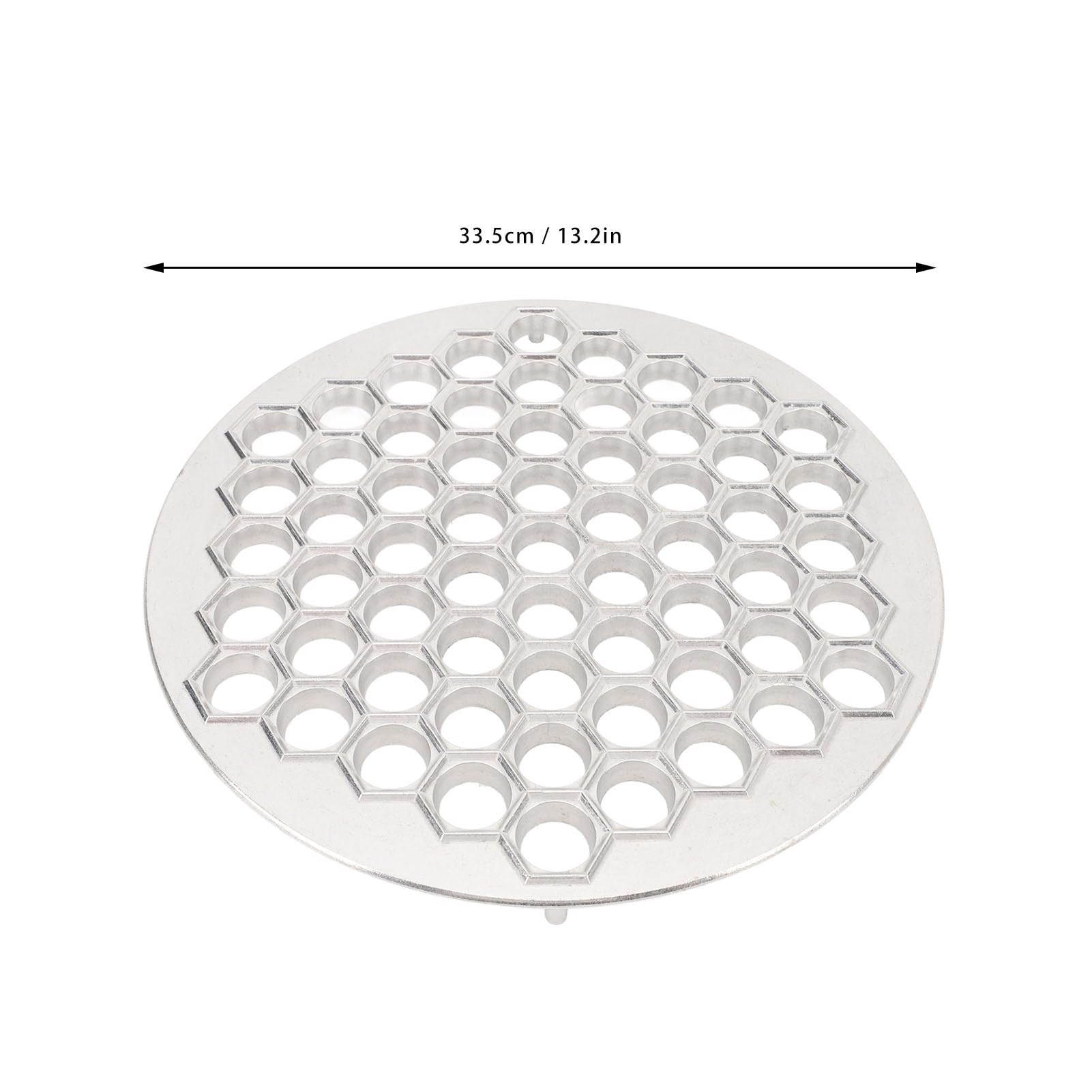 Premium Aluminum Alloy Russian Pelmeni Maker - 61-Hole Dumpling Press for Pelmeni, Ravioli & Pierogi - Commercial-Grade Kitchen Tool for Restaurants & Home Use - High-Strength Easy-to-Clean Design with Precision Holes - Perfect for Traditional Eastern European Cooking & Meal Prep