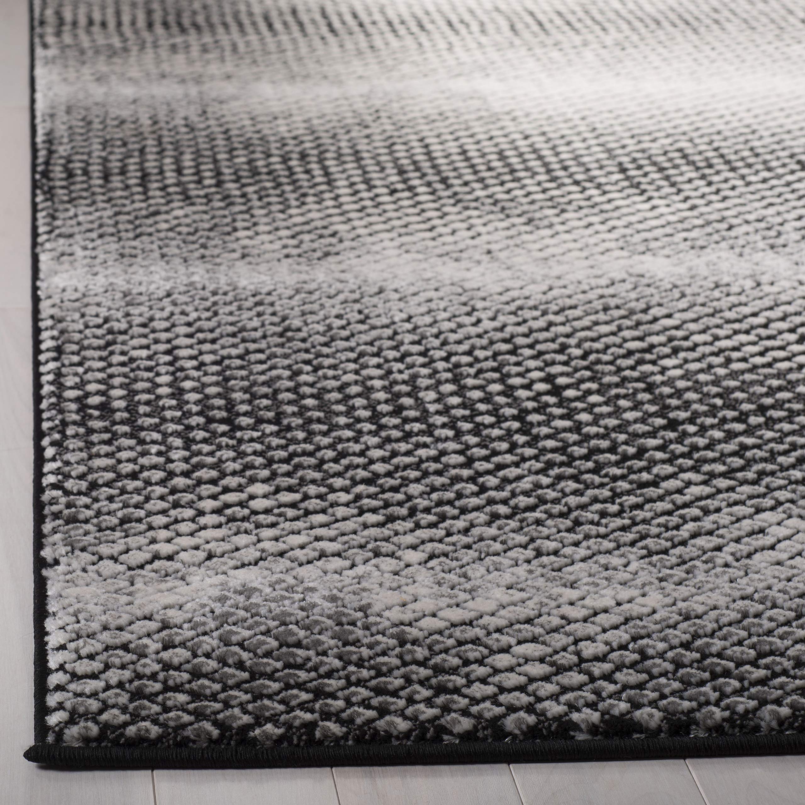 SAFAVIEH Lurex Collection 8' x 10' Black & Ivory Modern Abstract Area Rug - Non-Shedding, Easy Care, Stain Resistant - Perfect for Living Room, Bedroom, Office & High Traffic Areas - LUR186Z