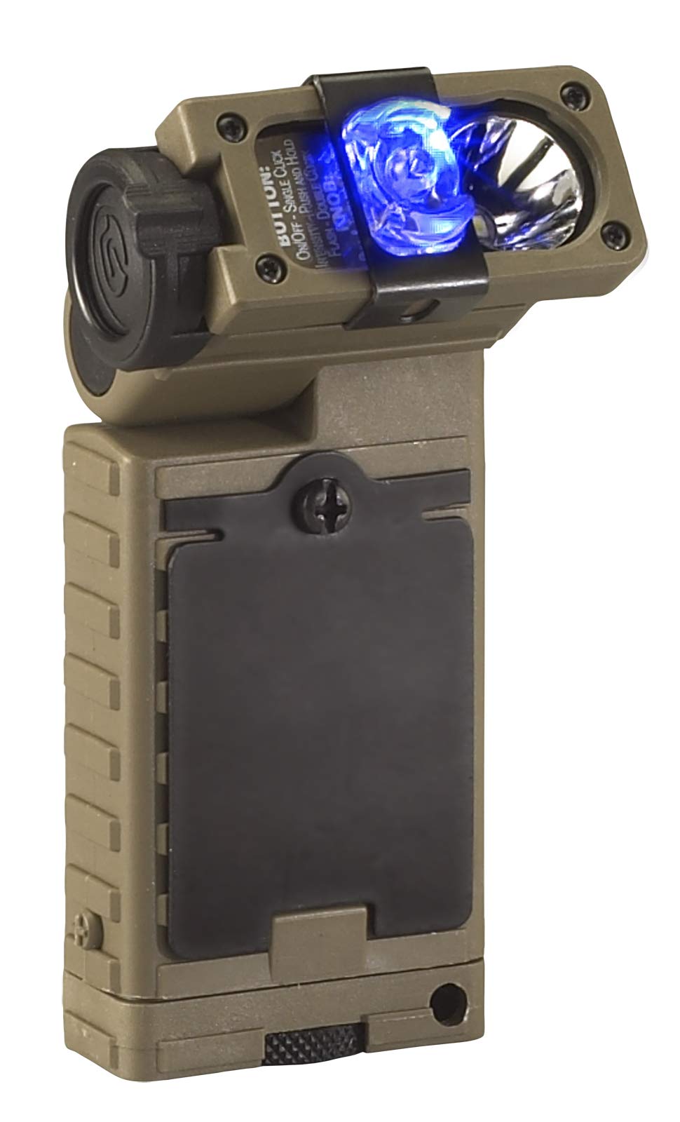 Streamlight 14065 Sidewinder Rescue Flashlight Kit - 55 Lumens with White, Green, Blue & IR LEDs | Includes Molle Retainer, Paracord & 2 AA Batteries | Perfect for Emergency Rescue, Camping & Outdoor Adventures