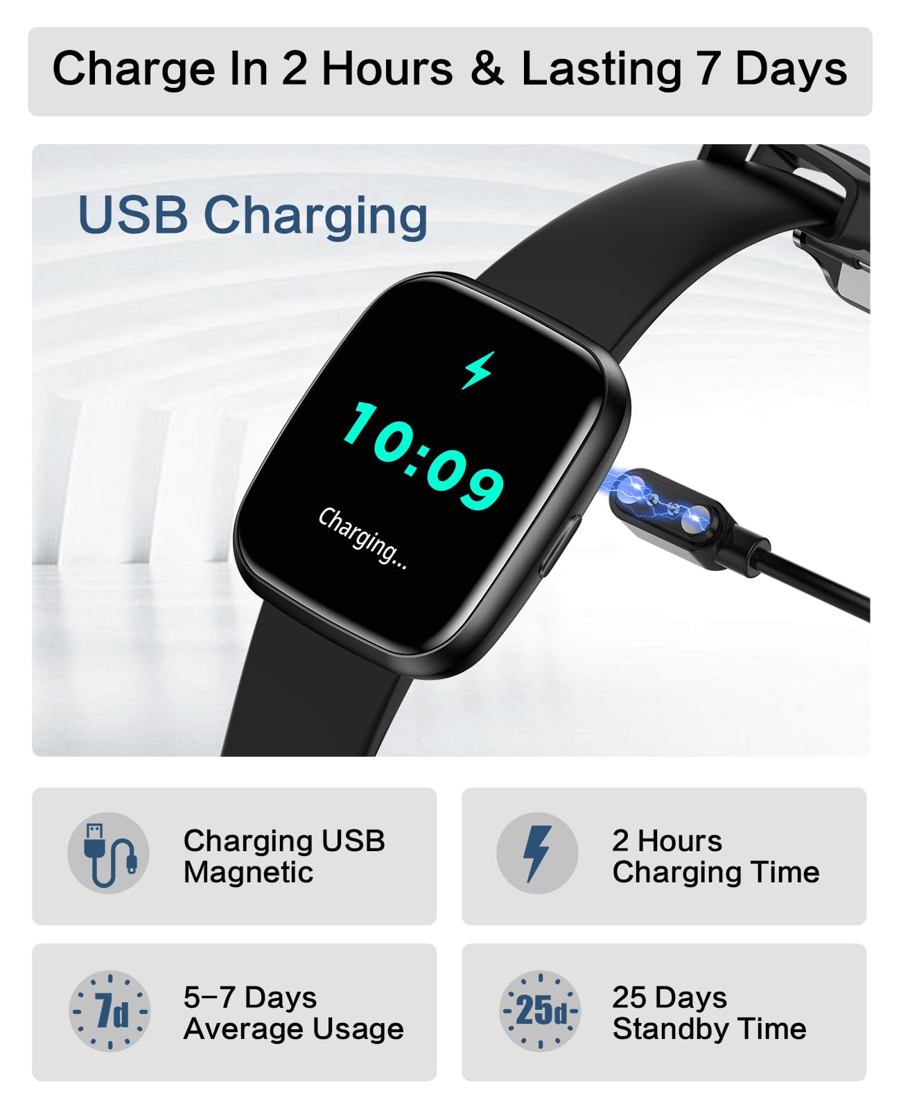 Smart Watch for Men & Women - 1.75