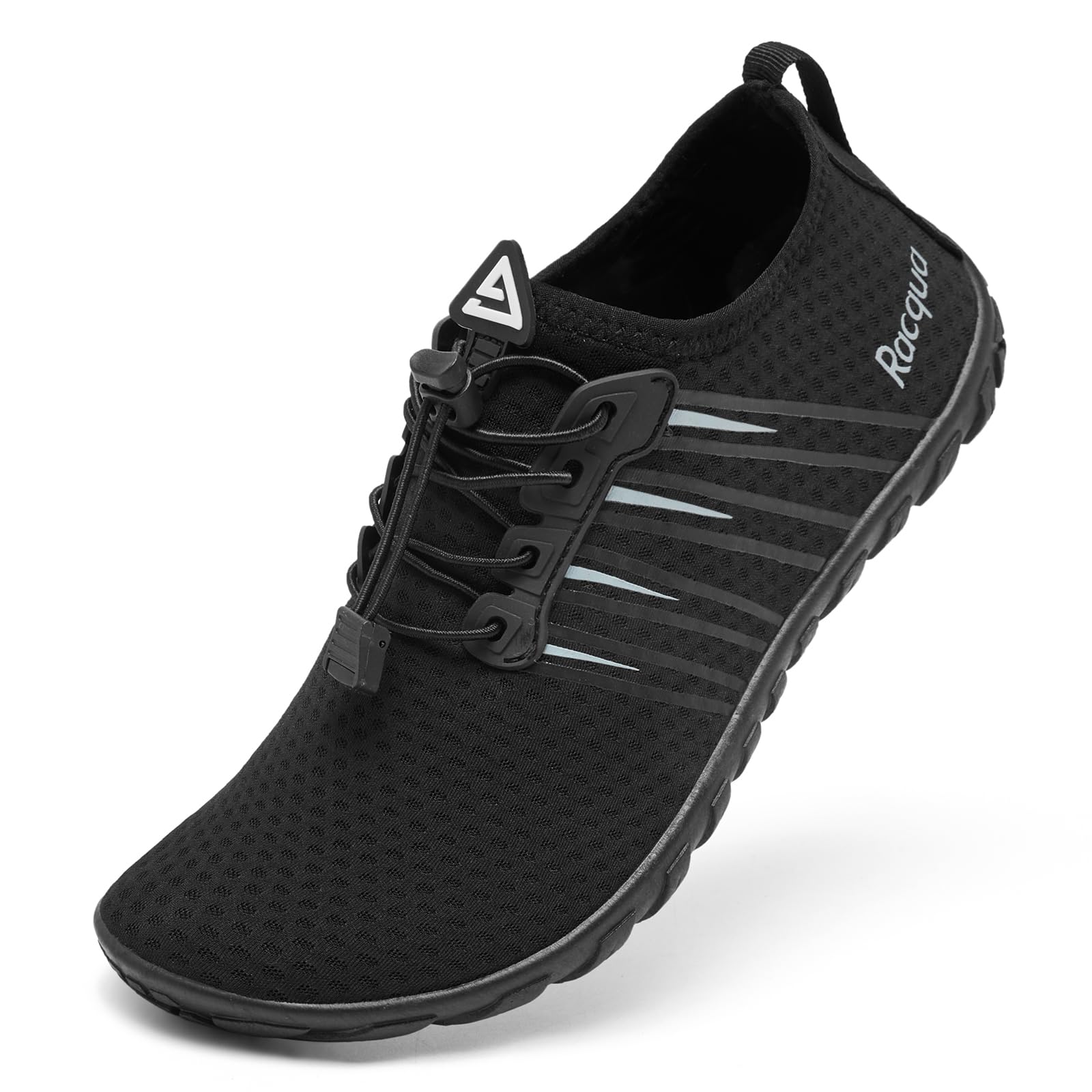 **Racqua Men's & Women's Barefoot Water Shoes – Quick-Dry, Anti-Slip Swim Shoes for Beach, Pool & Water Sports**    **Perfect for Swimming, Kayaking, Surfing & Outdoor Adventures**