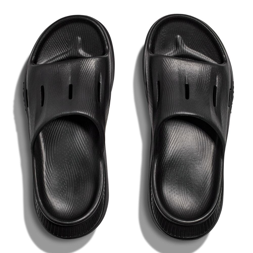 Hoka Ora Recovery Slide 3 - Comfortable Post-Workout Recovery Sandals for Men & Women | Black | Ideal for Post-Exercise, Poolside & Casual Wear