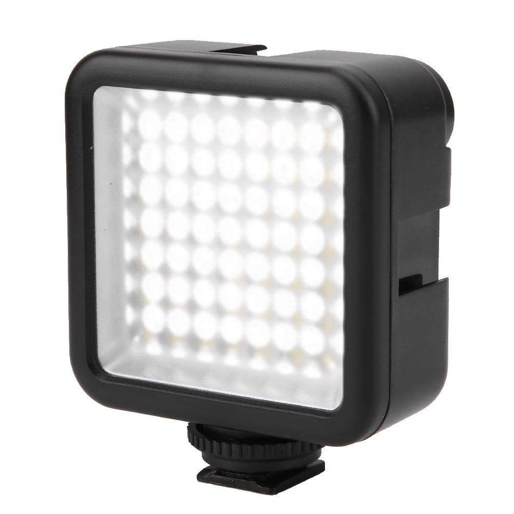 Acouto Mini Portable Dimmable LED Video Light Panel - On Camera Fill Light for Photography, YouTube Videos & Live Streaming - Perfect for Vloggers, Content Creators & Studio Lighting