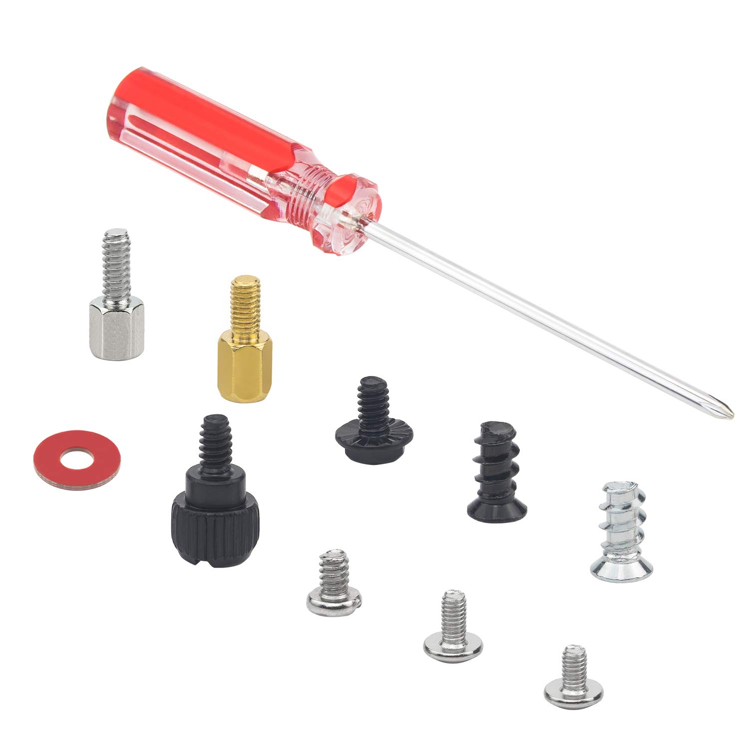 780PCS Computer Screw Kit - DYWISHKEY Premium Screw Standoffs Set for Hard Drive, PC Case, Motherboard, Fan, Power Supply & Graphics Card with Screwdriver | Perfect for PC Building, Repair & Maintenance