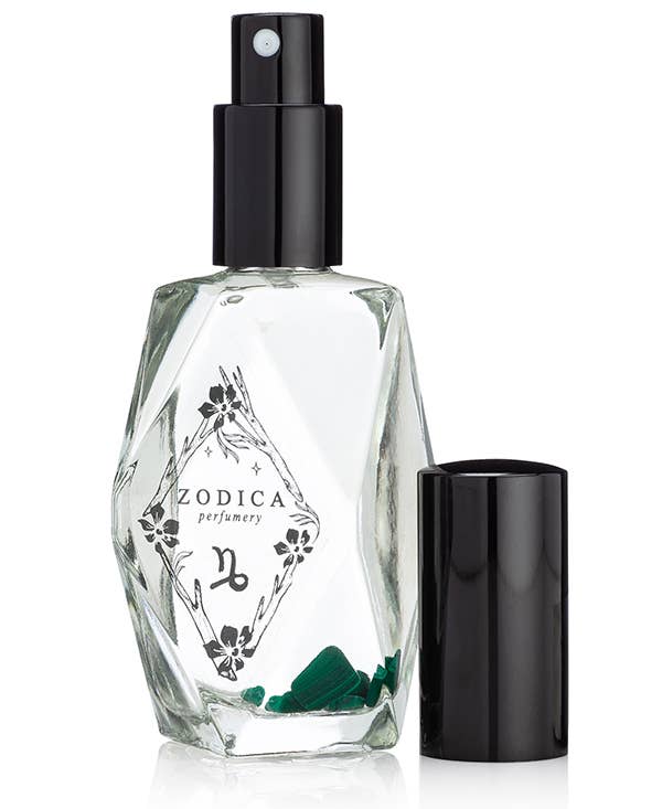 Capricorn Crystal Infused Zodiac Perfume - Natural Aromatherapy for Earth Signs | Perfect for Meditation, Gifts & Spiritual Healing