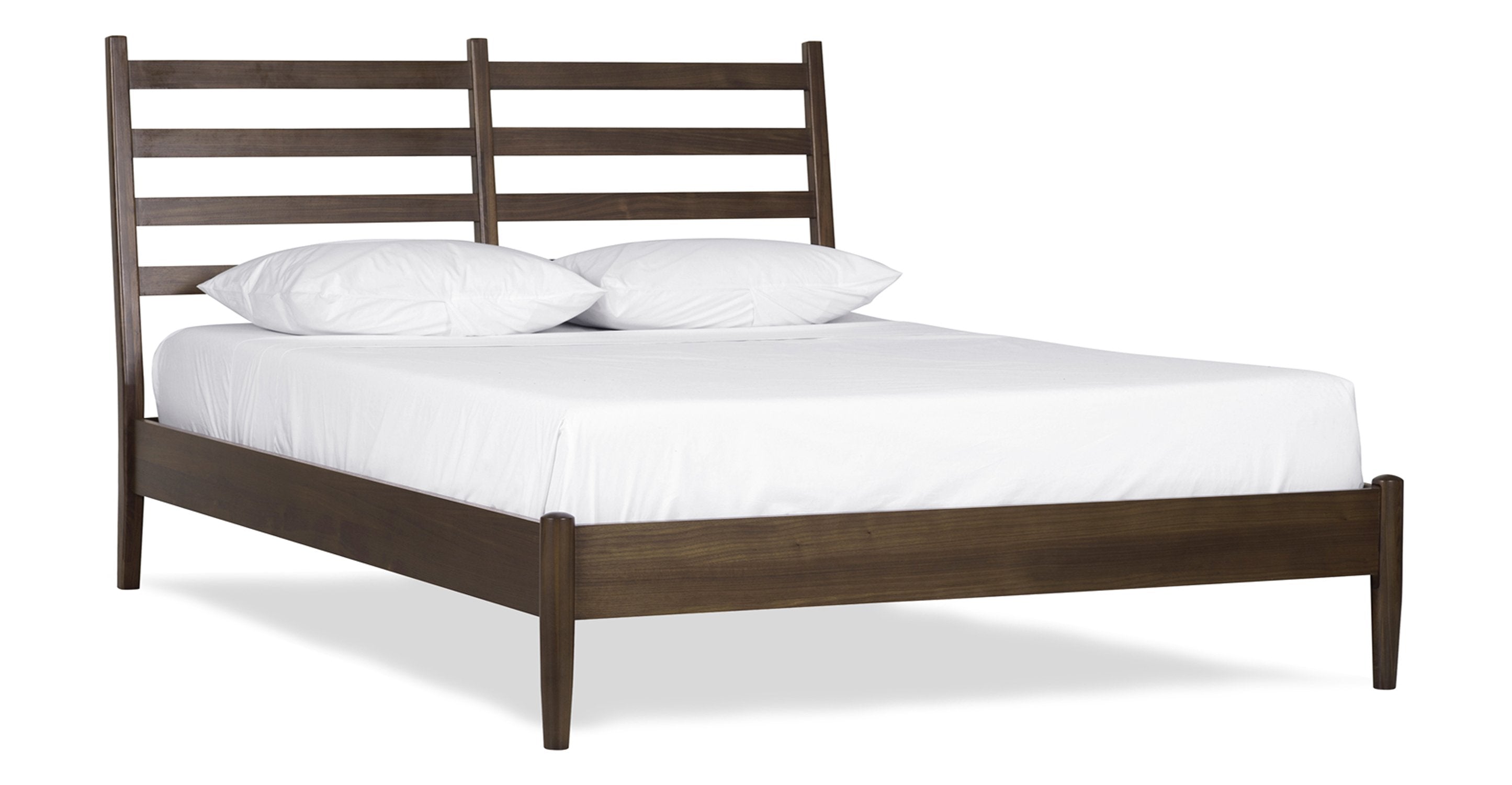 Truro Queen Size Bed Frame - Sturdy Metal Platform Bed with Wooden Slats, Noise-Free Support for Master Bedroom, Guest Room, or Dorm Use