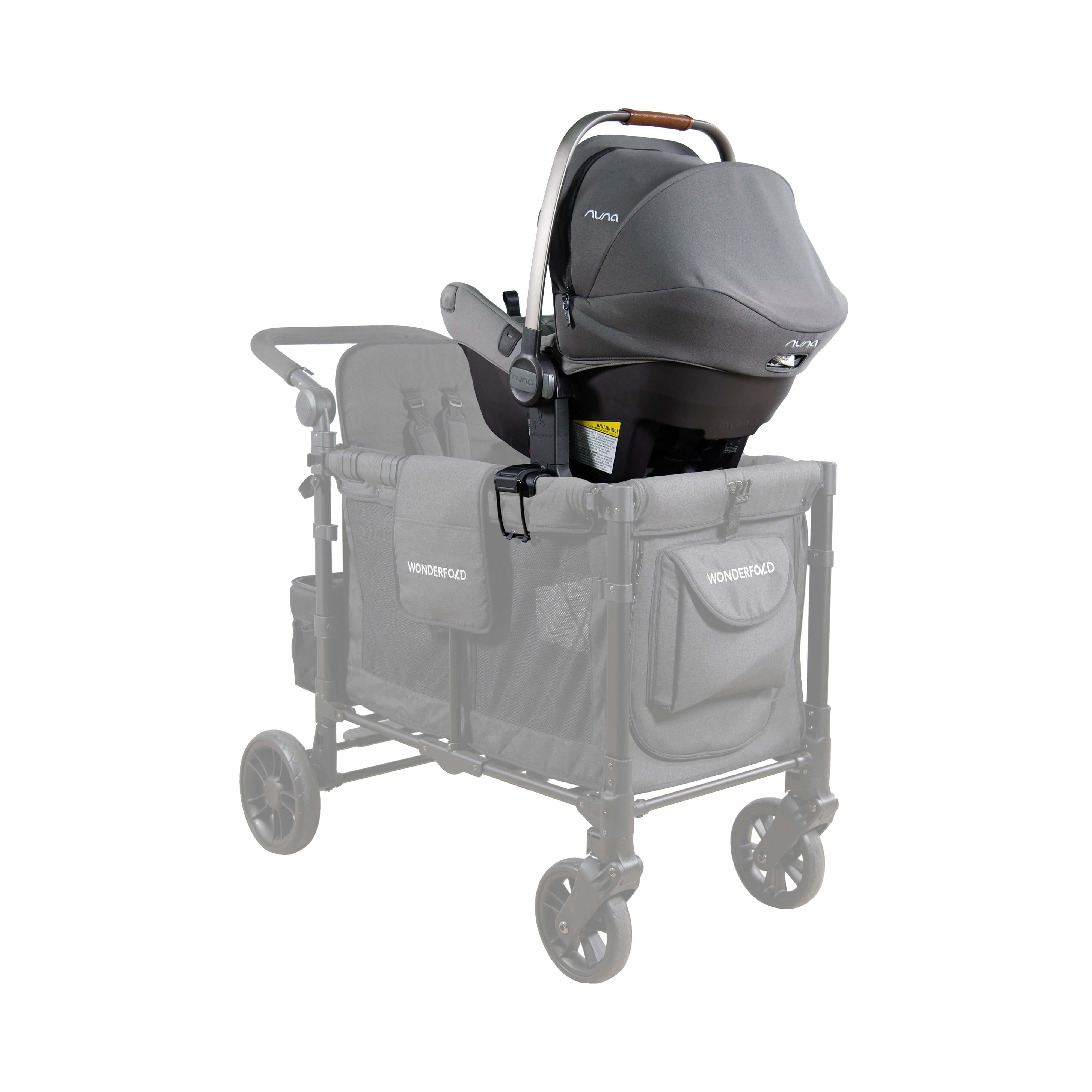 Wonderfold W2 Series Car Seat Adapter - Compatible with Cybex, Nuna & Maxi Cosi Infant Car Seats | Perfect for Stroller Travel & On-the-Go Families