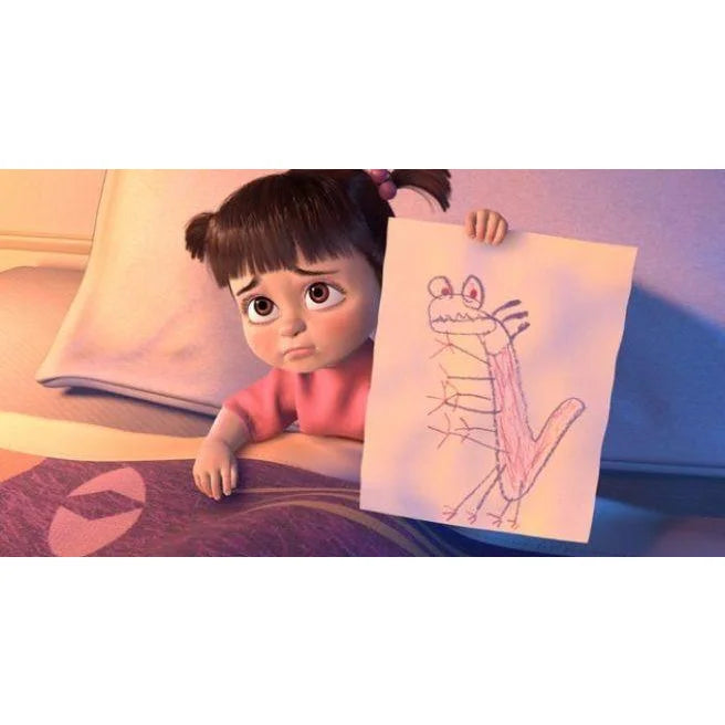 Mary Gibbs Signed Randall Sketch Boo Monsters Inc. Funko Pop with JSA COA Autograph - Rare Collectible for Disney Pixar Fans, Perfect for Display & Gifting